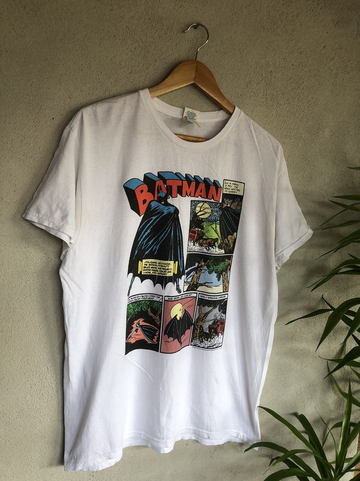 DC Comics × Vintage Vintage Y2k Delta Proweight Batman Dc Comic Book Tee Size US L / EU 52-54 / 3 - 7 Thumbnail