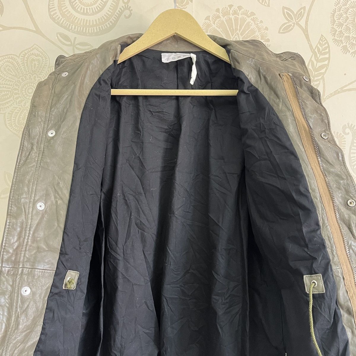 AZ by junhashimoto × Freewheelers × junhashimoto Jun Hashimoto Leather Jacket Cowhide Riri Zippered Japan Size US S / EU 44-46 / 1 - 12 Thumbnail