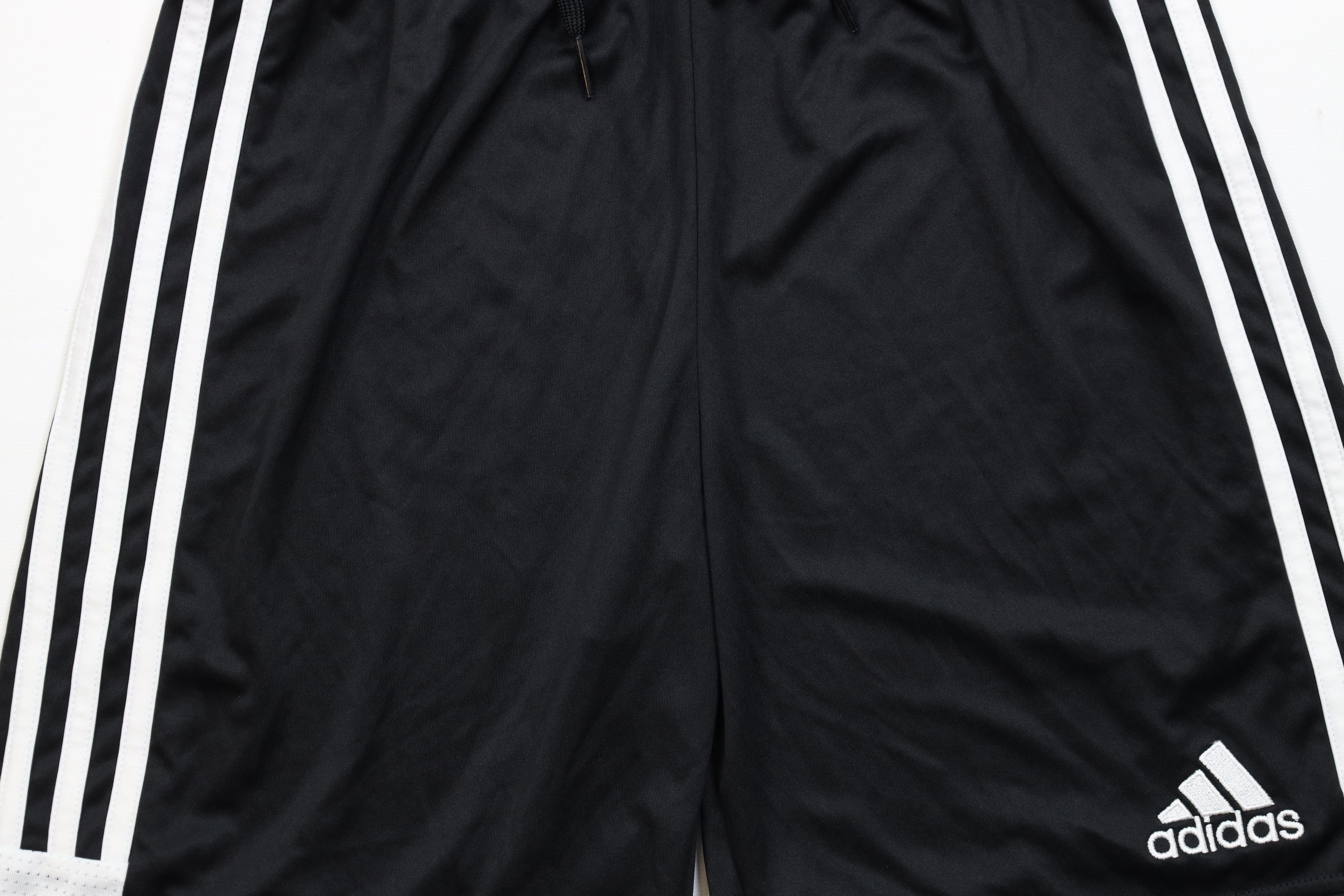 Adidas × Vintage Vintage Adidas Striped Running Jogging Soccer Shorts Black Size US 30 / EU 46 - 3 Thumbnail