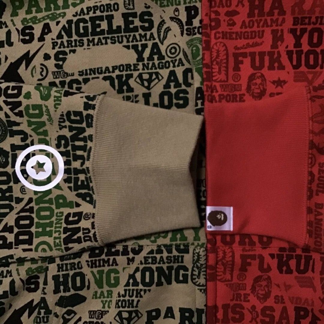 Bape BAPE XXV CITIES CAMO Ape Head Tiger Full Zip Hoodie APE Size US M / EU 48-50 / 2 - 6 Thumbnail