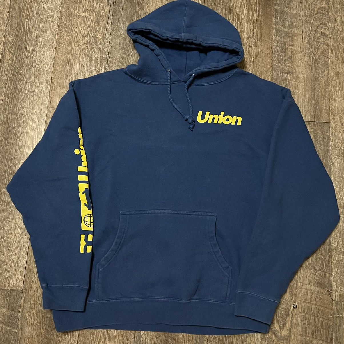Union LA Union Binding Company Global Fleece Lined Hoodie Size XL Size US XL / EU 56 / 4 - 2 Thumbnail