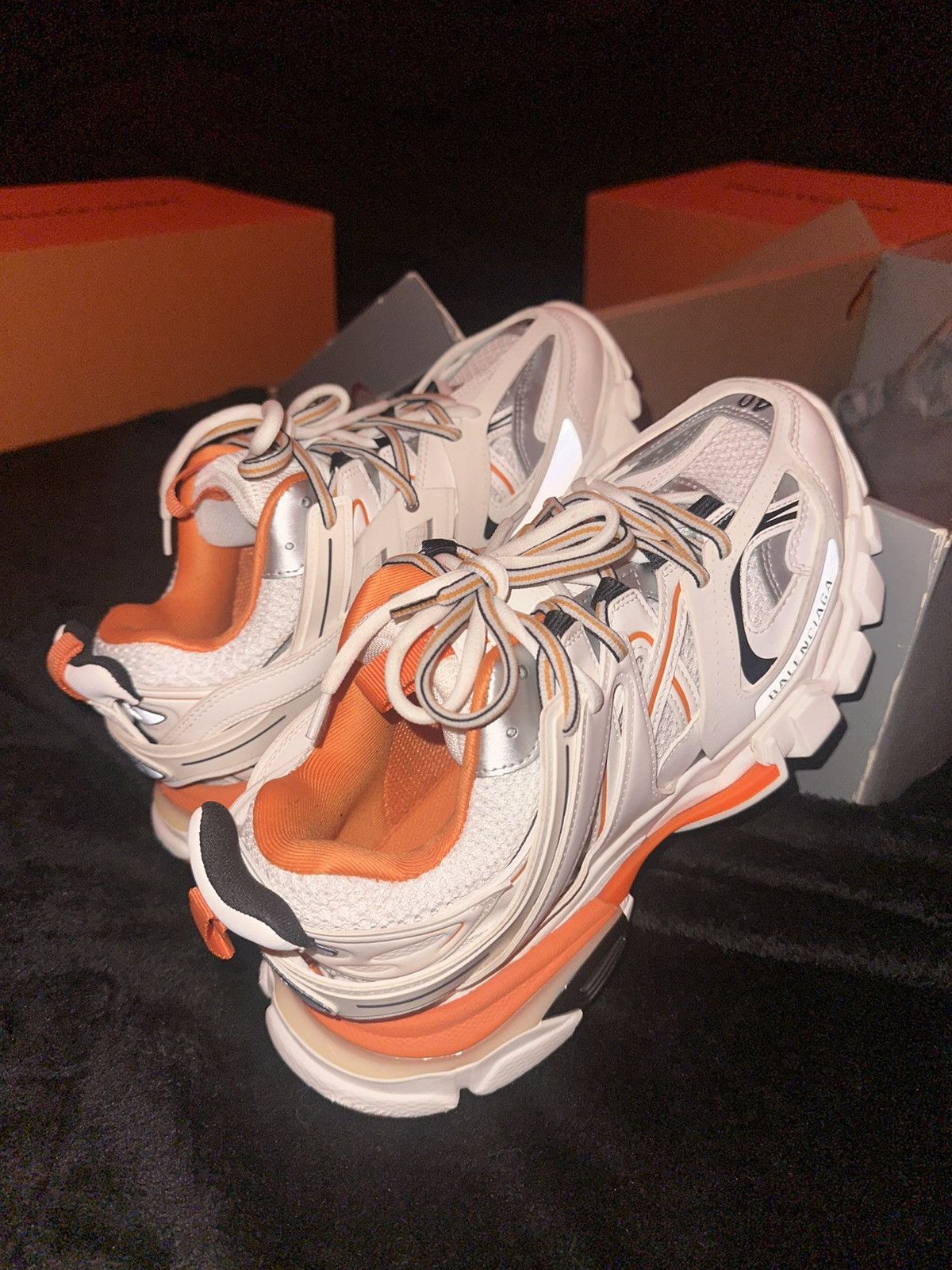 Balenciaga Balenciaga Track “White/Orange” Size US 7 / EU 40 - 8 Thumbnail