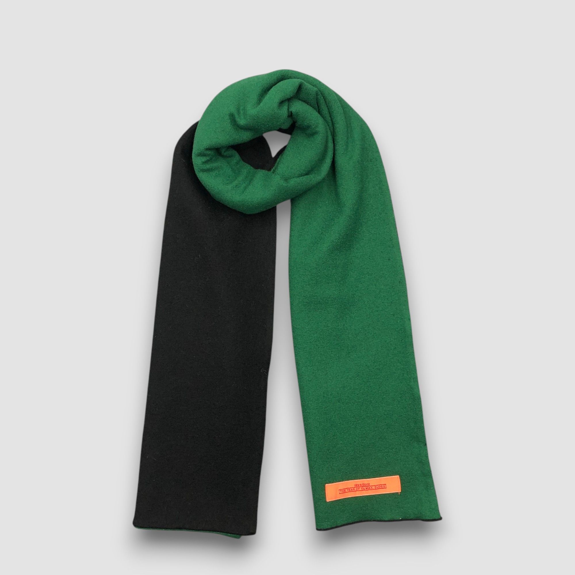 Zucca Vintage Zucca Scarf Muffler Ribbed Knit Wool Winter Scarves Size ONE SIZE - 2 Thumbnail