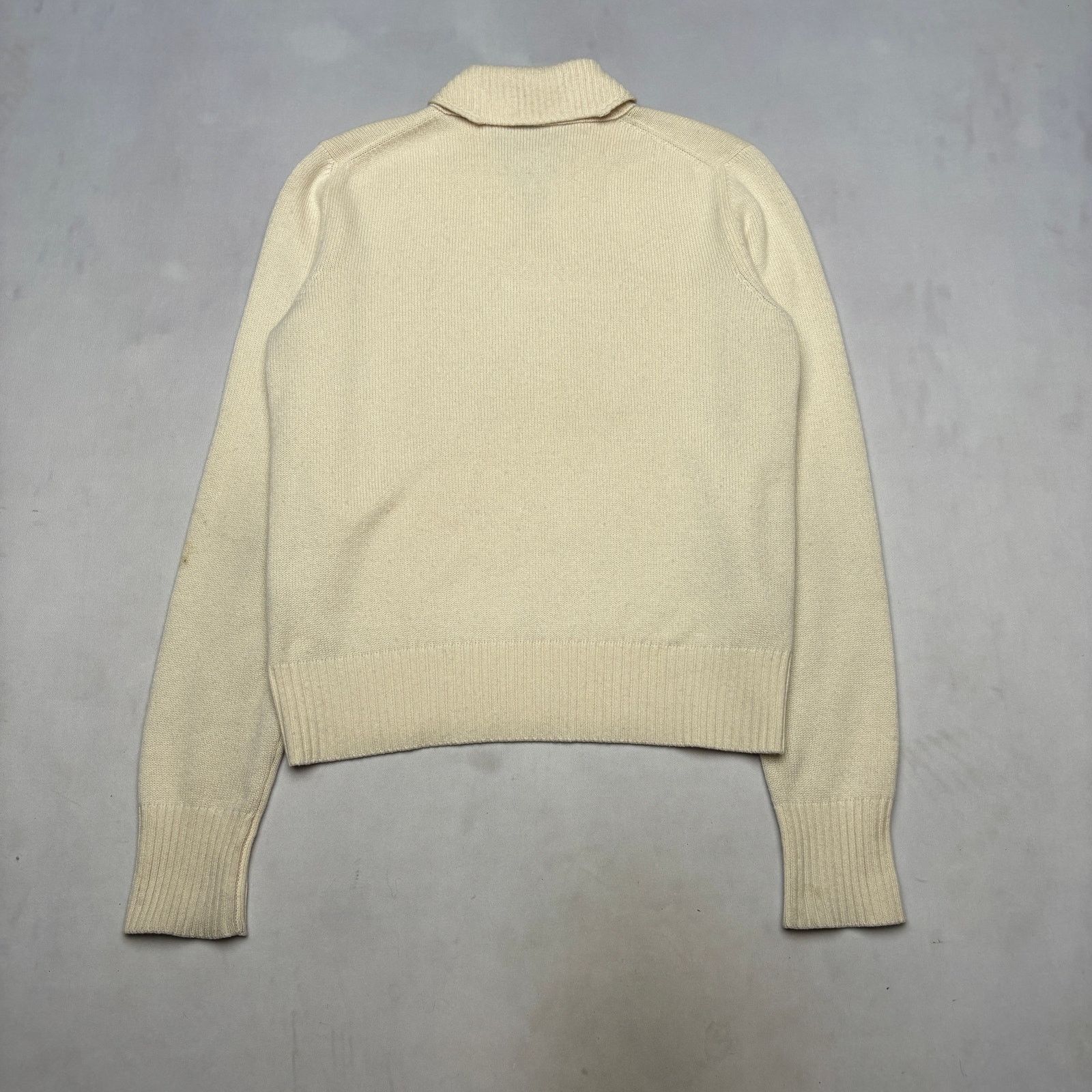 Jil Sander Jil Sander Raf Simons Era Cashmere Shawl Collar Sweater S Size US S / EU 44-46 / 1 - 3 Thumbnail