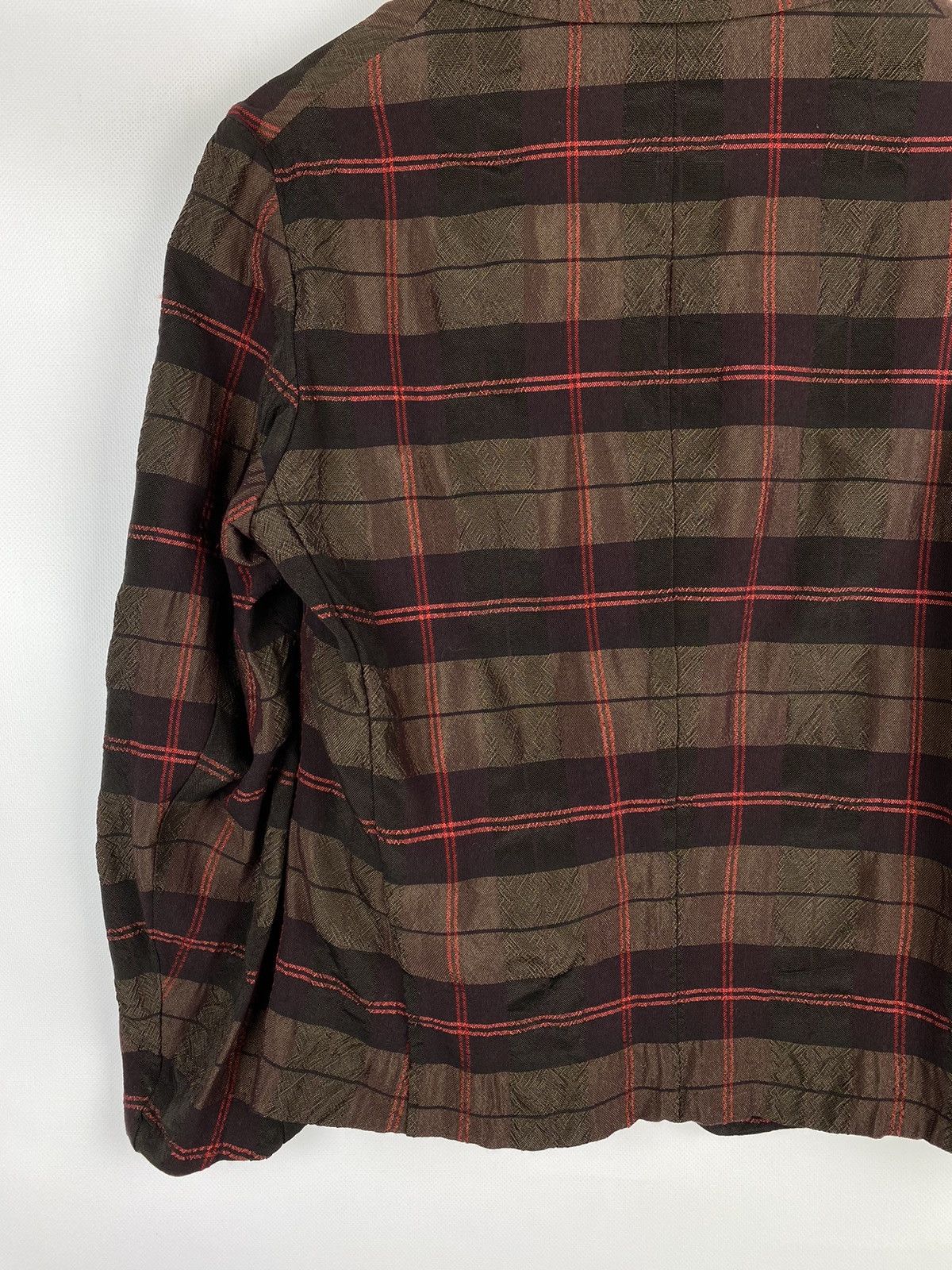Yohji Yamamoto Rare Y’s Yohji Yamamoto checked Japanese blazer jacket Size L / US 10 / IT 46 - 21 Thumbnail