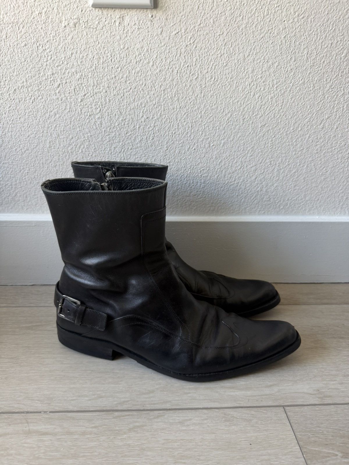 Dior AW04 VOTC Moto Boots 41 Size US 8 / EU 41 - 1 Thumbnail