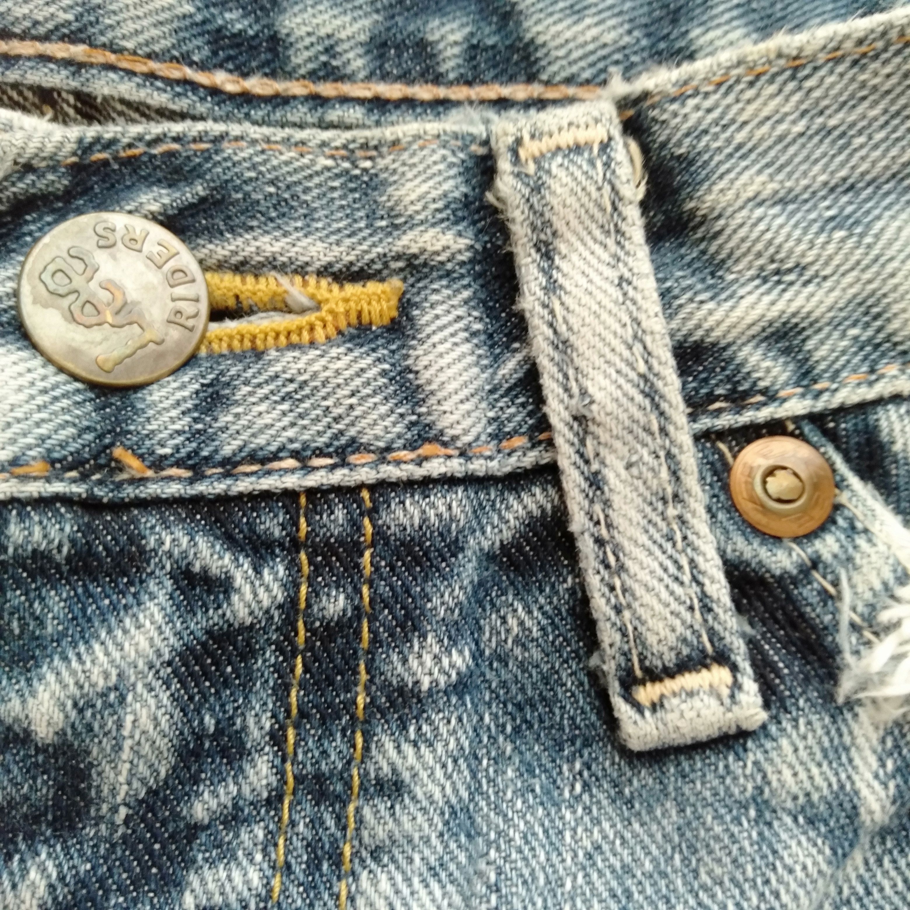 Japanese Brand × Lee × Vintage LEE Riders Made in Japan Vintage Patchwork Jeans Size US 29 - 5 Thumbnail