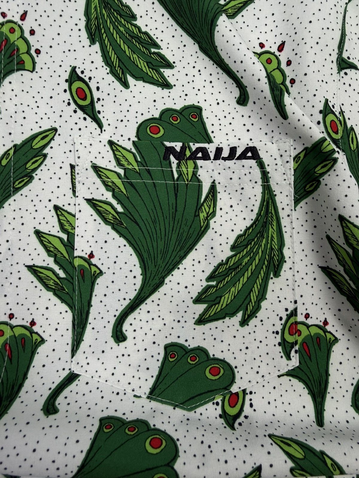 Nike RARE Nike Nigeria Naija Woven Skate Button Shirt Y2K Vintage Size US M / EU 48-50 / 2 - 10 Thumbnail