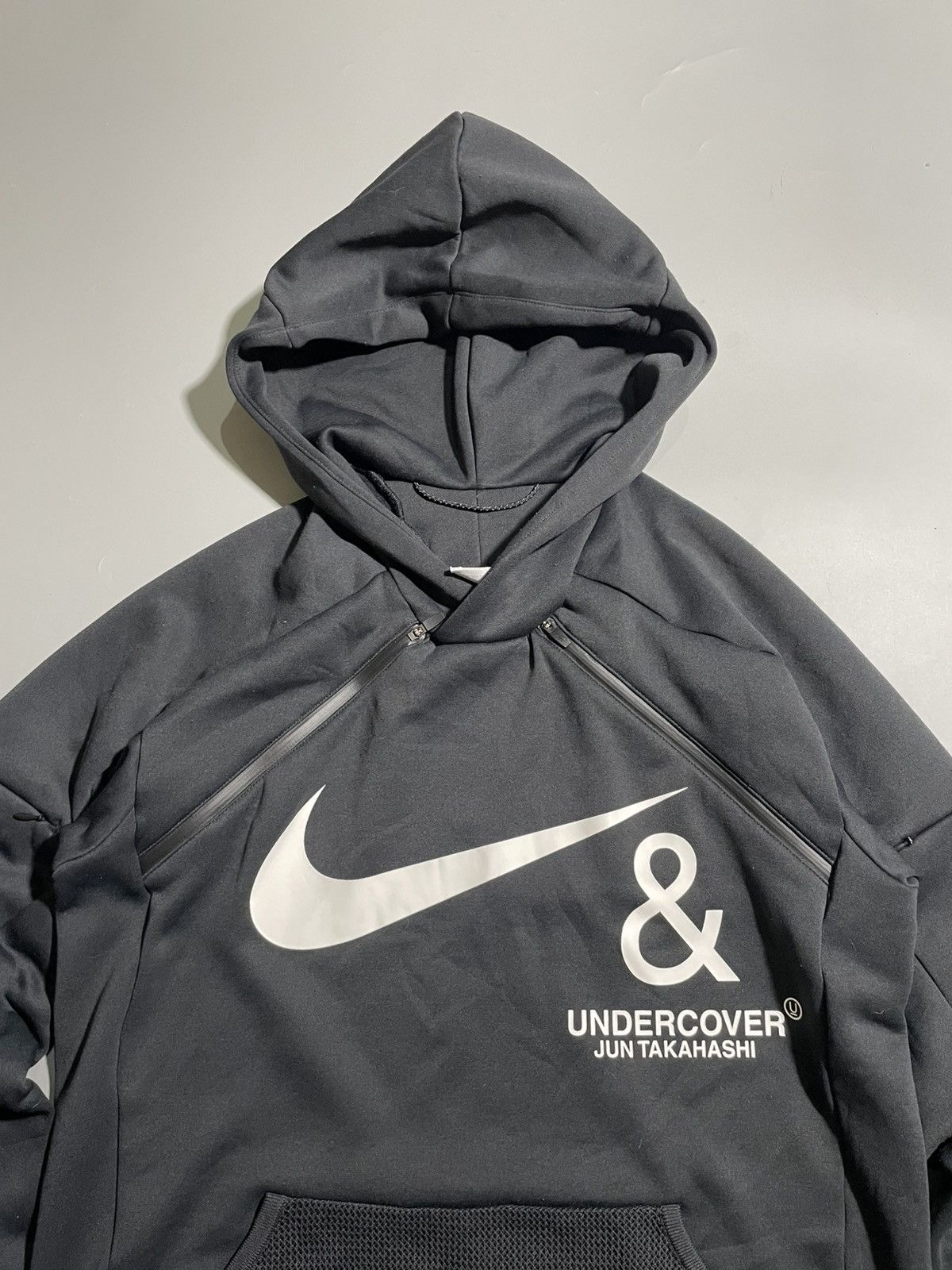 Nike × Undercover Nike x Undercover Jun Takahashi TC NRG Hoodie - Black Size US M / EU 48-50 / 2 - 2 Thumbnail