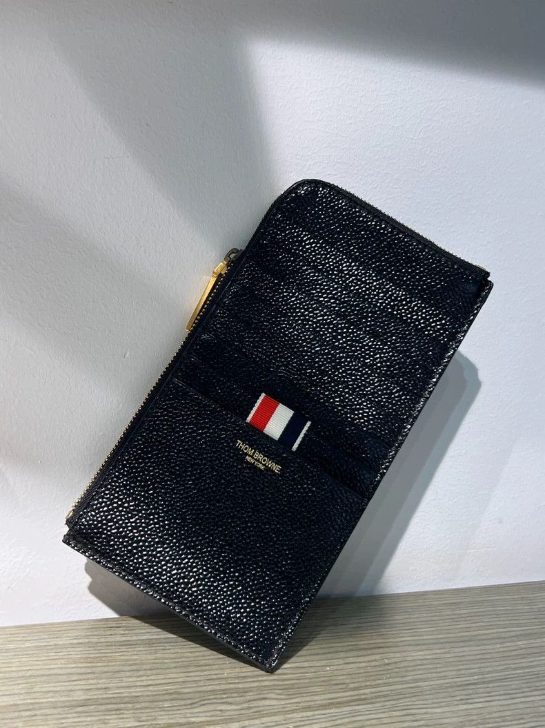 Thom Browne Black Card Holder - dmc