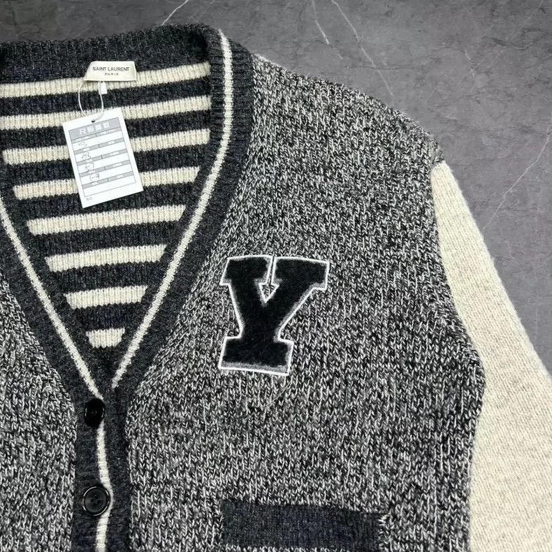 Saint Laurent Paris Saint Laurent SLP Wool Knit Cardigan- Size US S / EU 44-46 / 1 - 3 Thumbnail