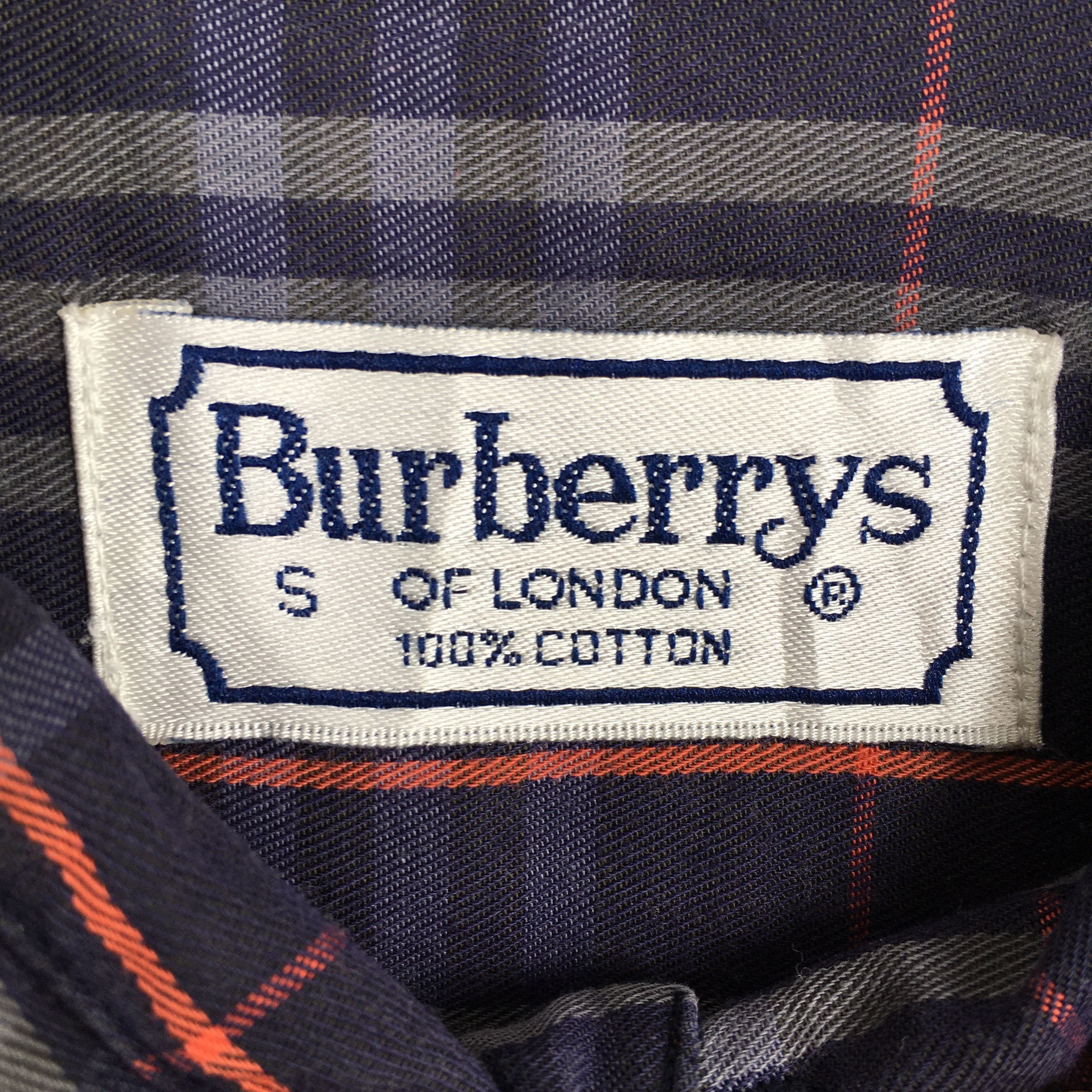 Burberry Vintage Burberrys Nova Check Shirt Small Size US S / EU 44-46 / 1 - 4 Thumbnail