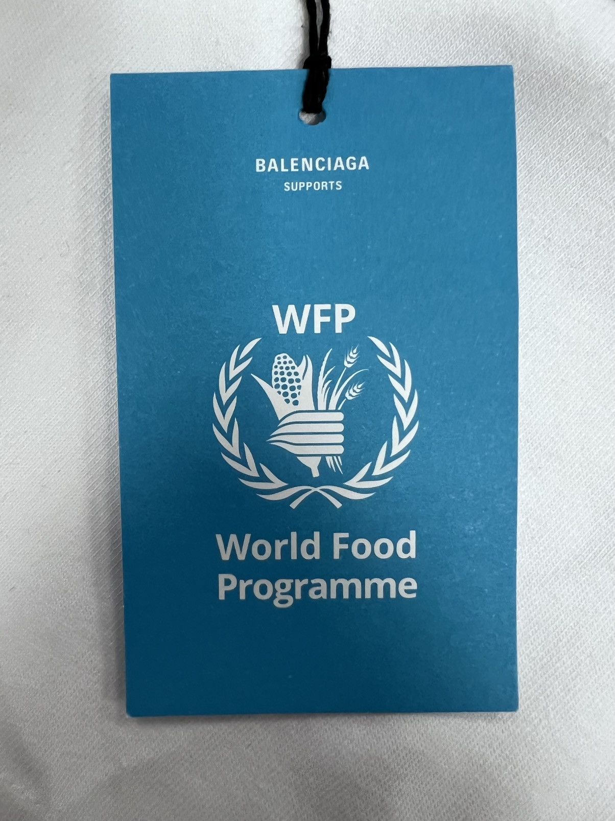 Balenciaga Balenciaga x World Food Programme White T-Shirt Size US XL / EU 56 / 4 - 11 Thumbnail