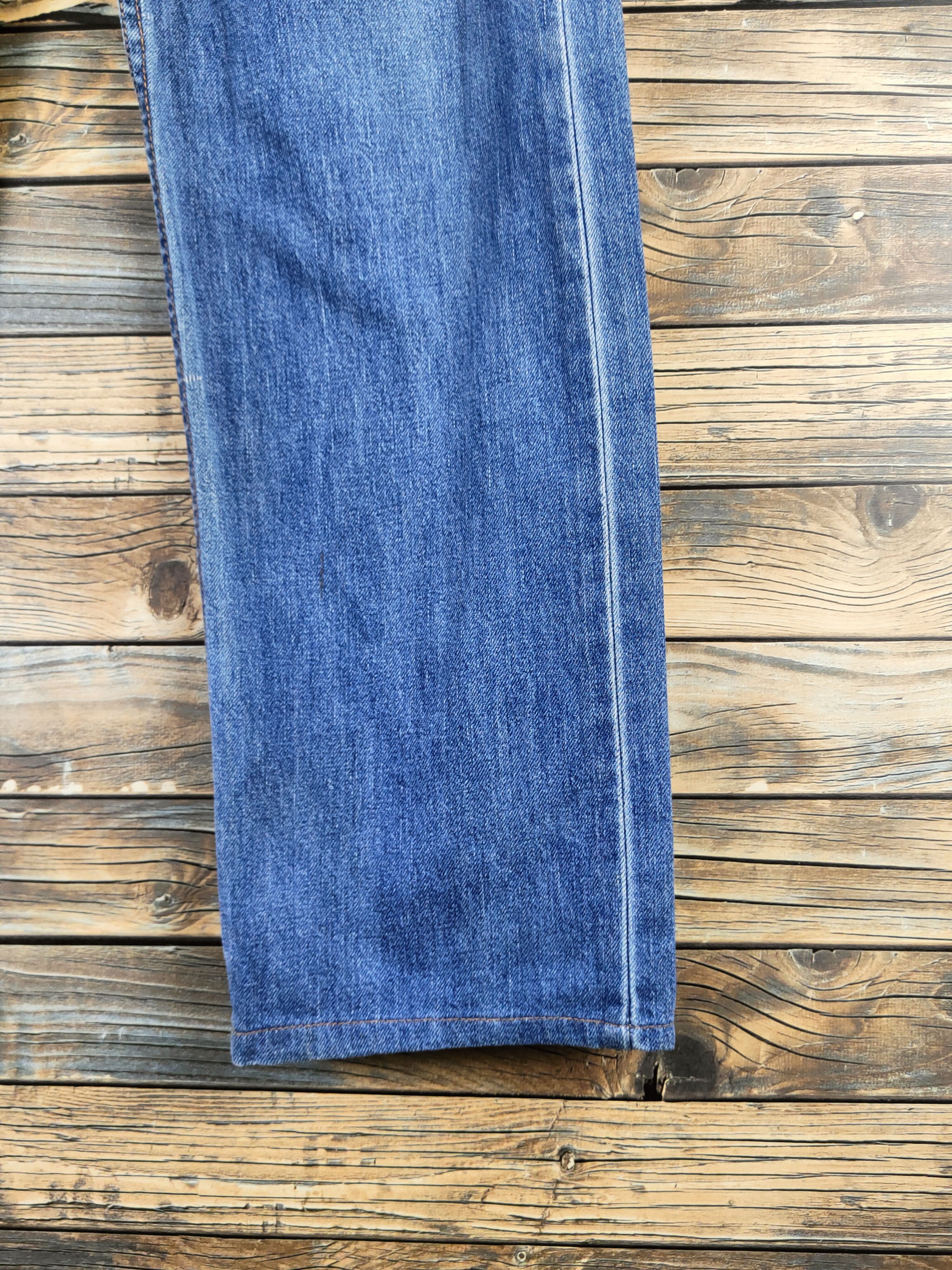 Levi's 509 Levi's Blue Distressed Ripped denim Jeans #S2835 Size US 30 / EU 46 - 6 Thumbnail