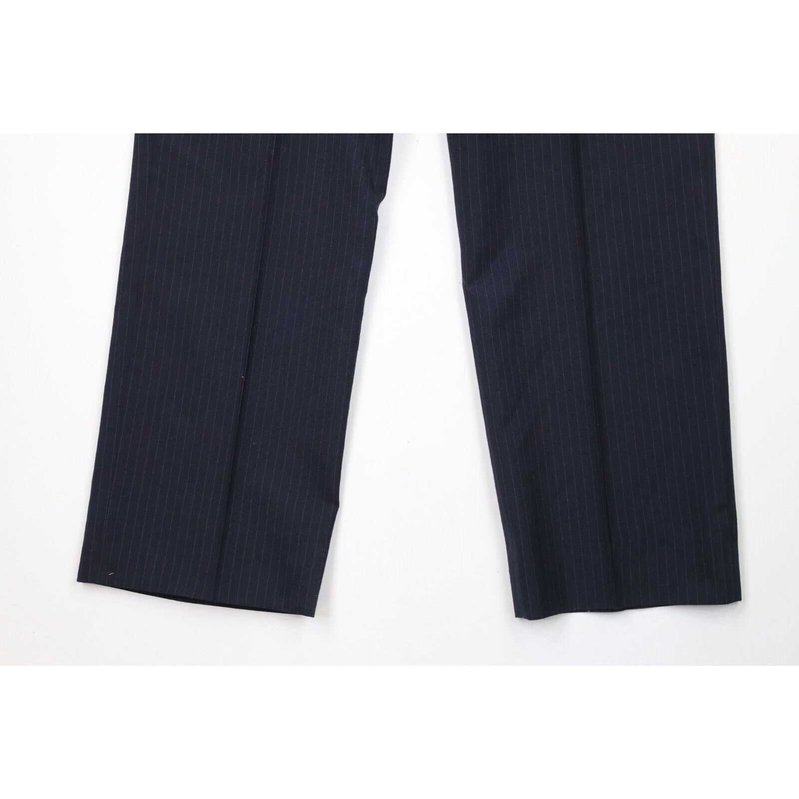 Vintage Vintage 70s Streetwear 2 Piece Pinstriped Suit Wedding Size 44R - 15 Thumbnail