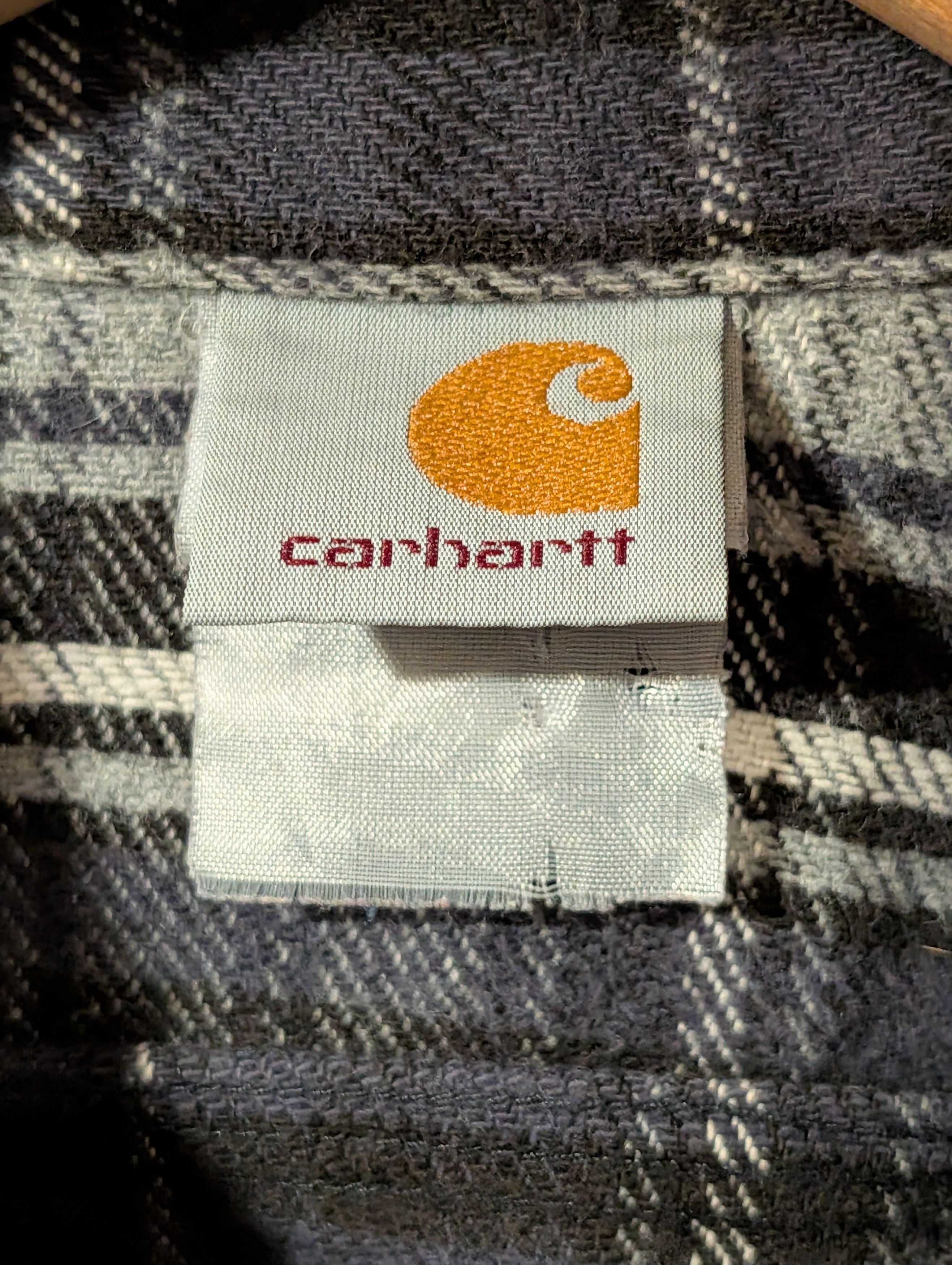 Carhartt Vintage Y2K Carhartt Heavy Weighted Flannel Large Shirt Size US L / EU 52-54 / 3 - 2 Thumbnail