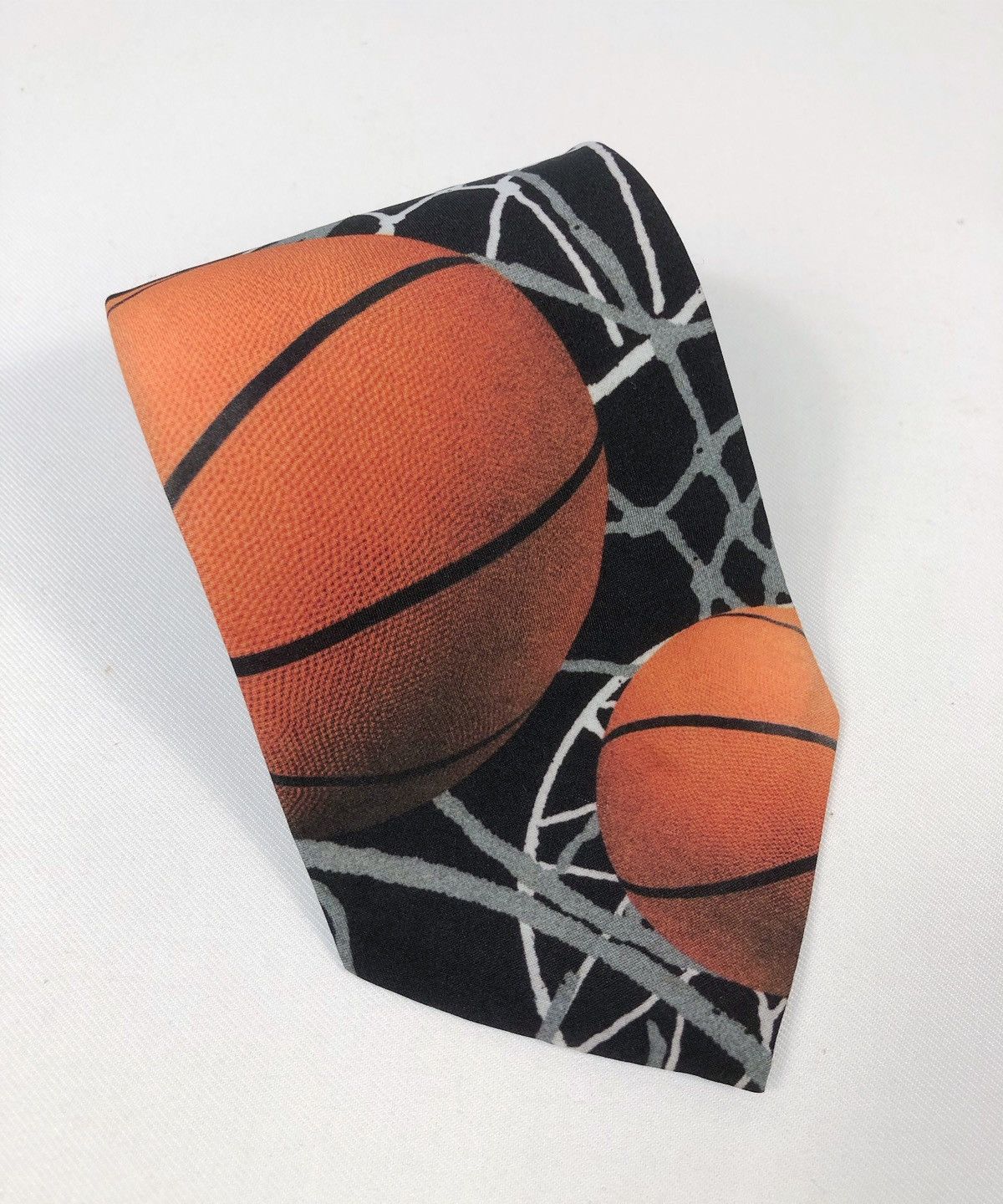 Ralph Marlin Rare Vintage 2000 Ralph Marlin Basketball All Over Print Tie Size ONE SIZE - 7 Thumbnail
