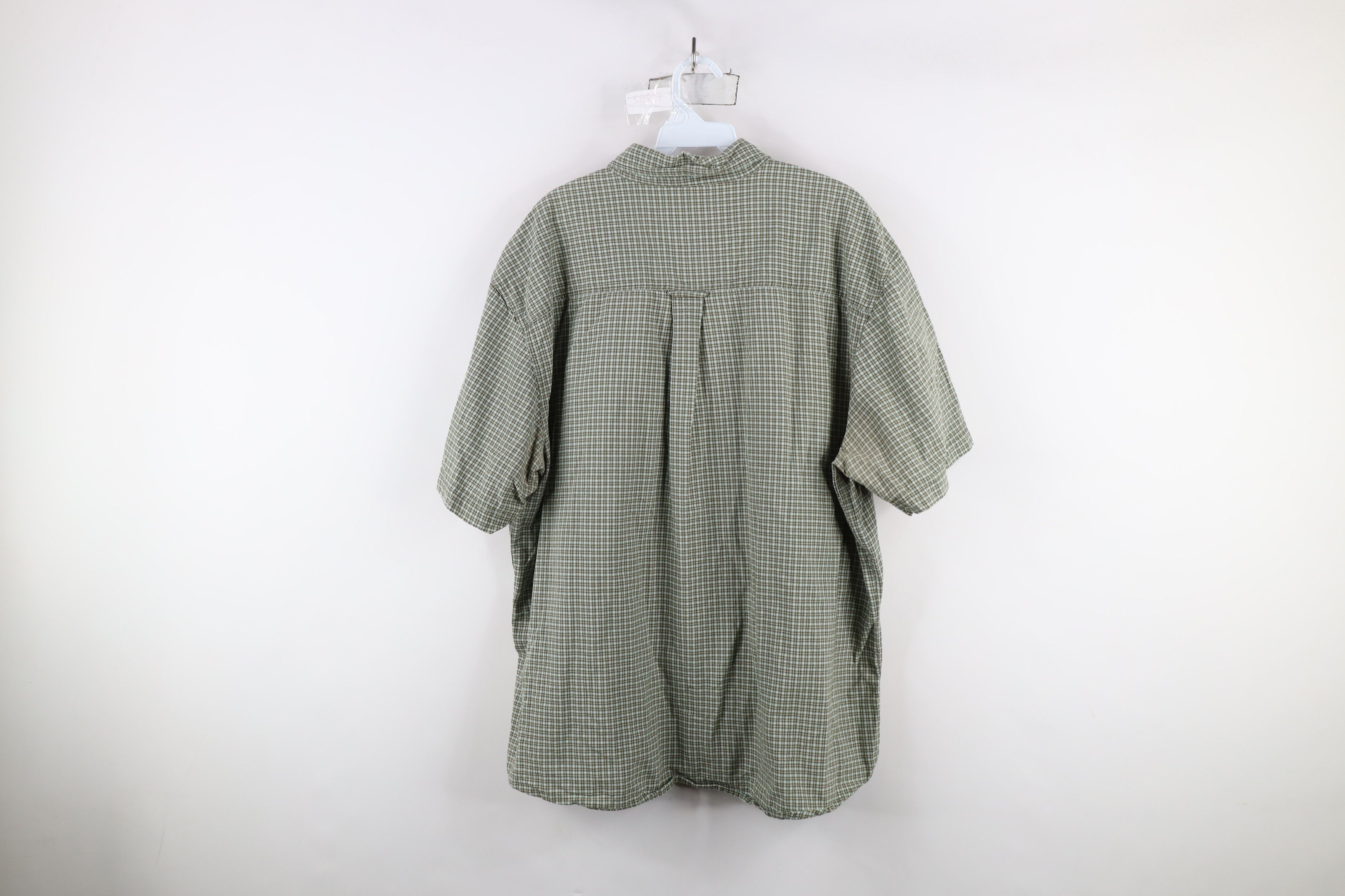 Vintage × Woolrich Woolen Mills Vintage 90s Y2K Woolrich Short Sleeve Button Down Shirt Size US XL / EU 56 / 4 - 8 Thumbnail