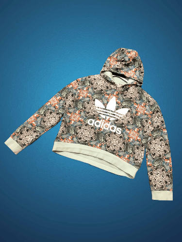 Adidas Adidas Print Logo Pullover Hoodie Sweatshirt Size M / US 6-8 / IT 42-44 - 1 Thumbnail