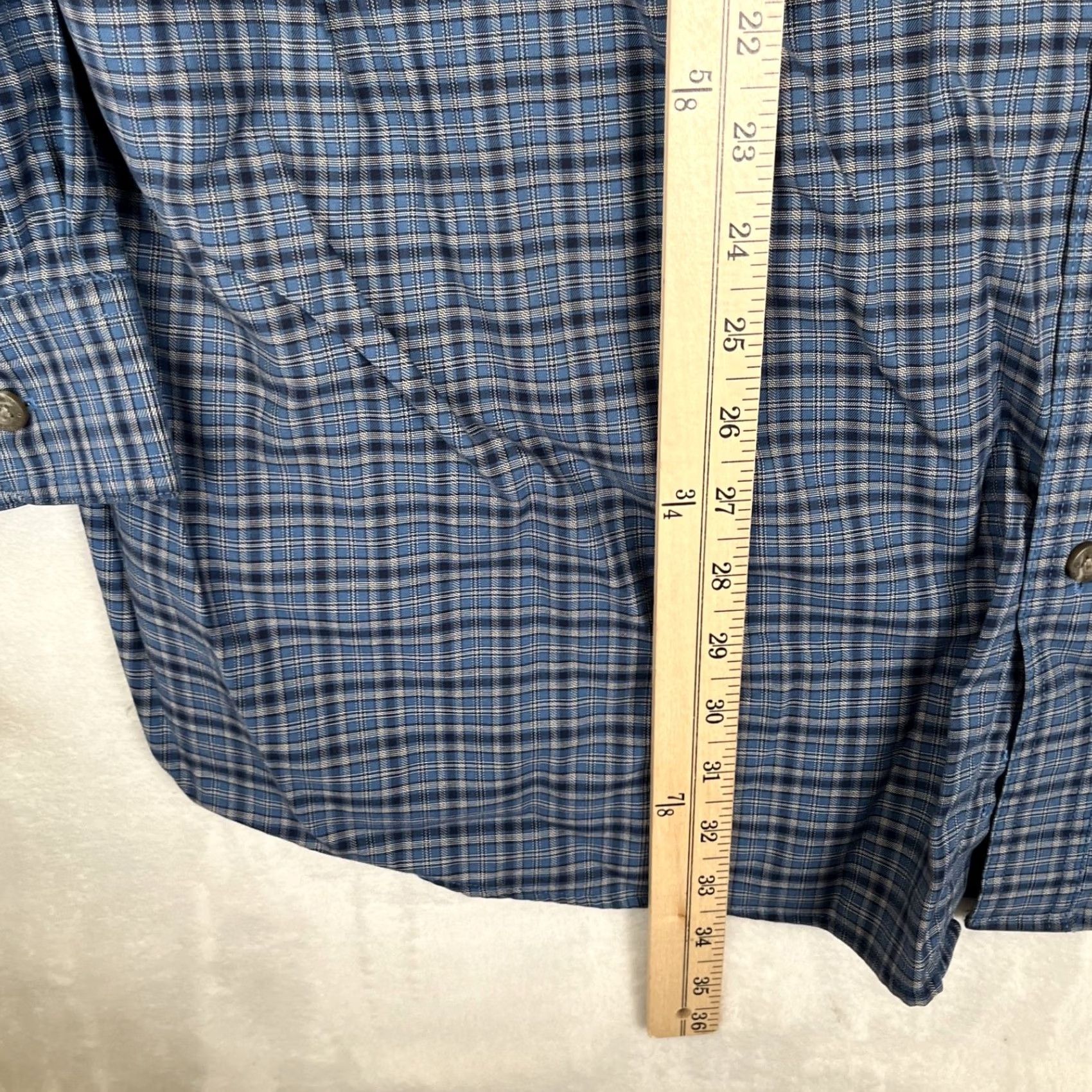 Vintage RedHead Long Sleeve Button Up Shirt Mens 3XL Blue Plaid Casual Work Size US XXL / EU 58 / 5 - 5 Thumbnail