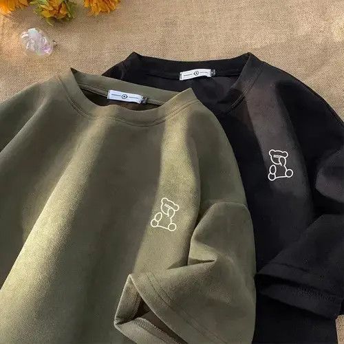 Japanese Brand × Vintage Bear Print Chamois Leather Fleece American Vintage Size M / US 6-8 / IT 42-44 - 3 Thumbnail
