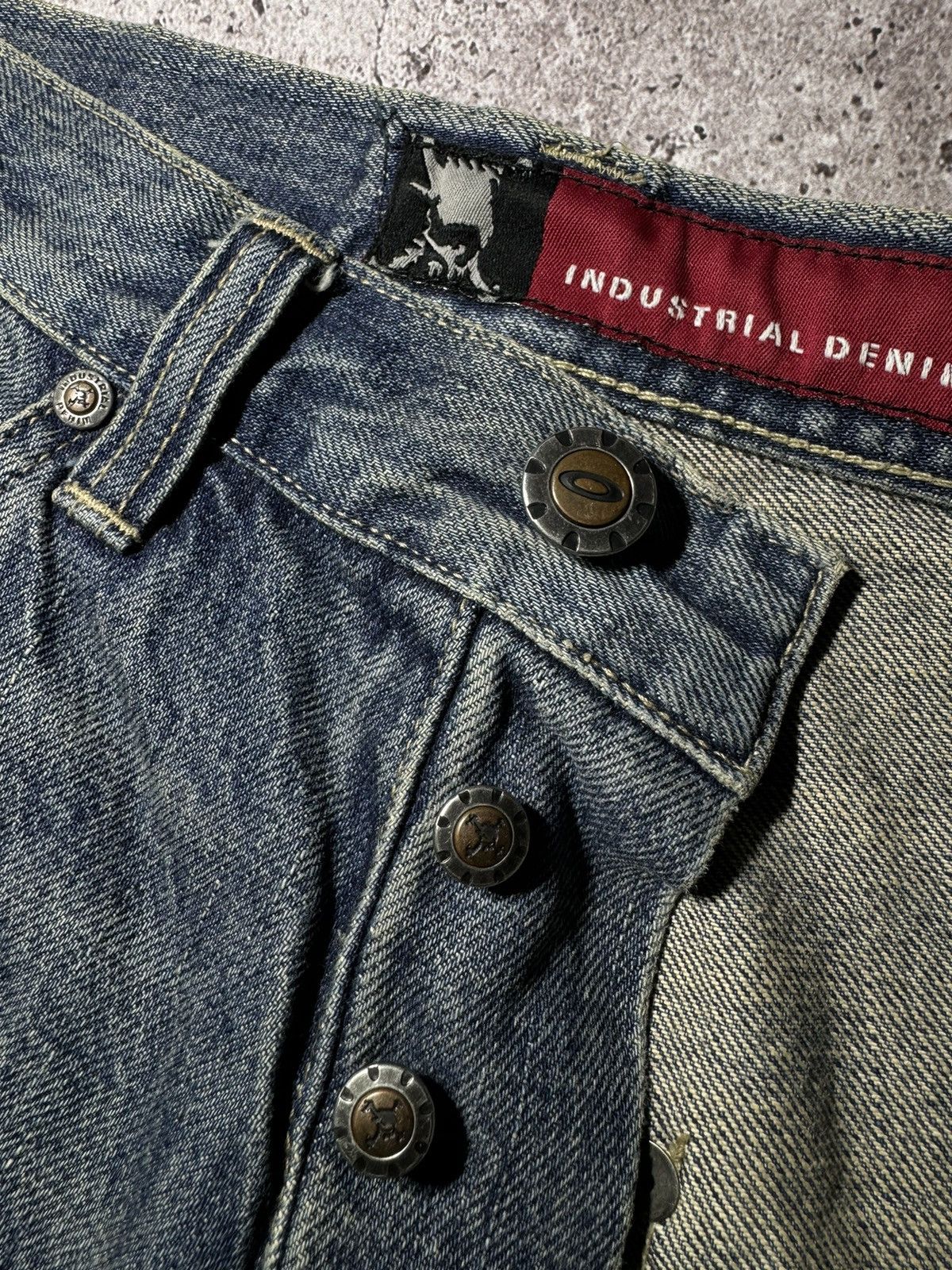 Oakley × Vintage Oakley Vintage y2k Rap Streetwear Rare Baggy Denim Jeans Size US 32 / EU 48 - 12 Thumbnail