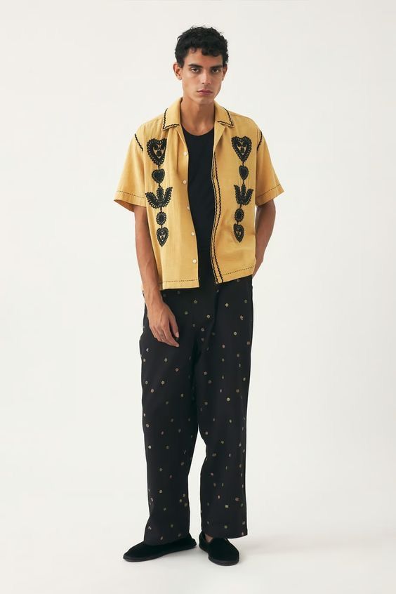 Other Antik Batik cuban embroidered shirt Size US S / EU 44-46 / 1 - 1 Thumbnail