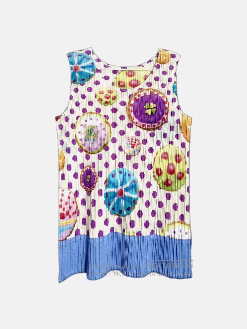 Issey Miyake Issey Miyake Macaron Donut Sea Urchin Sleeveless Vest Size L / US 10 / IT 46 - 3 Thumbnail