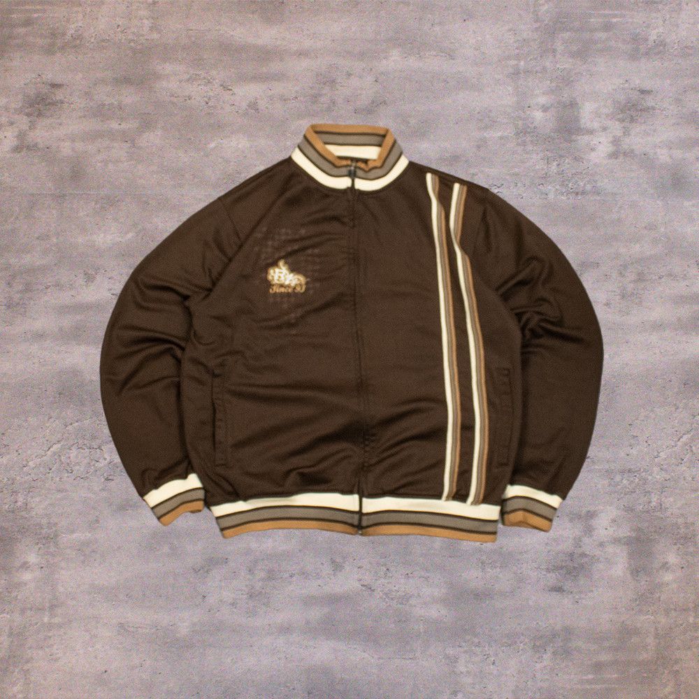Japanese Brand Vintage VTG Y2K 2000's 00's Ripzone Brown Track Jacket Size US M / EU 48-50 / 2 - 1 Thumbnail