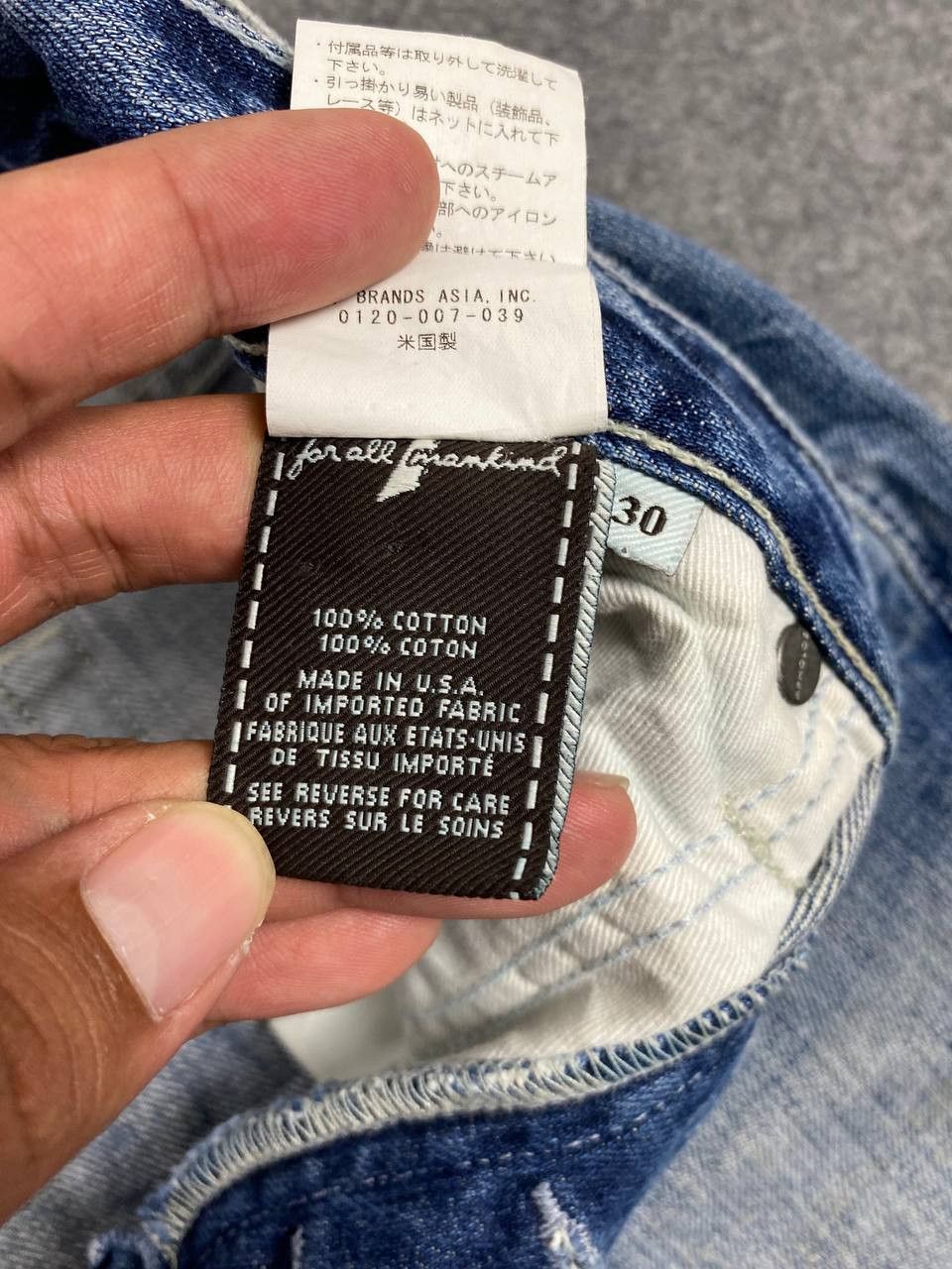 7 For All Mankind 7 for all mankind standard cut distressed denim nice design Size US 32 / EU 48 - 19 Thumbnail