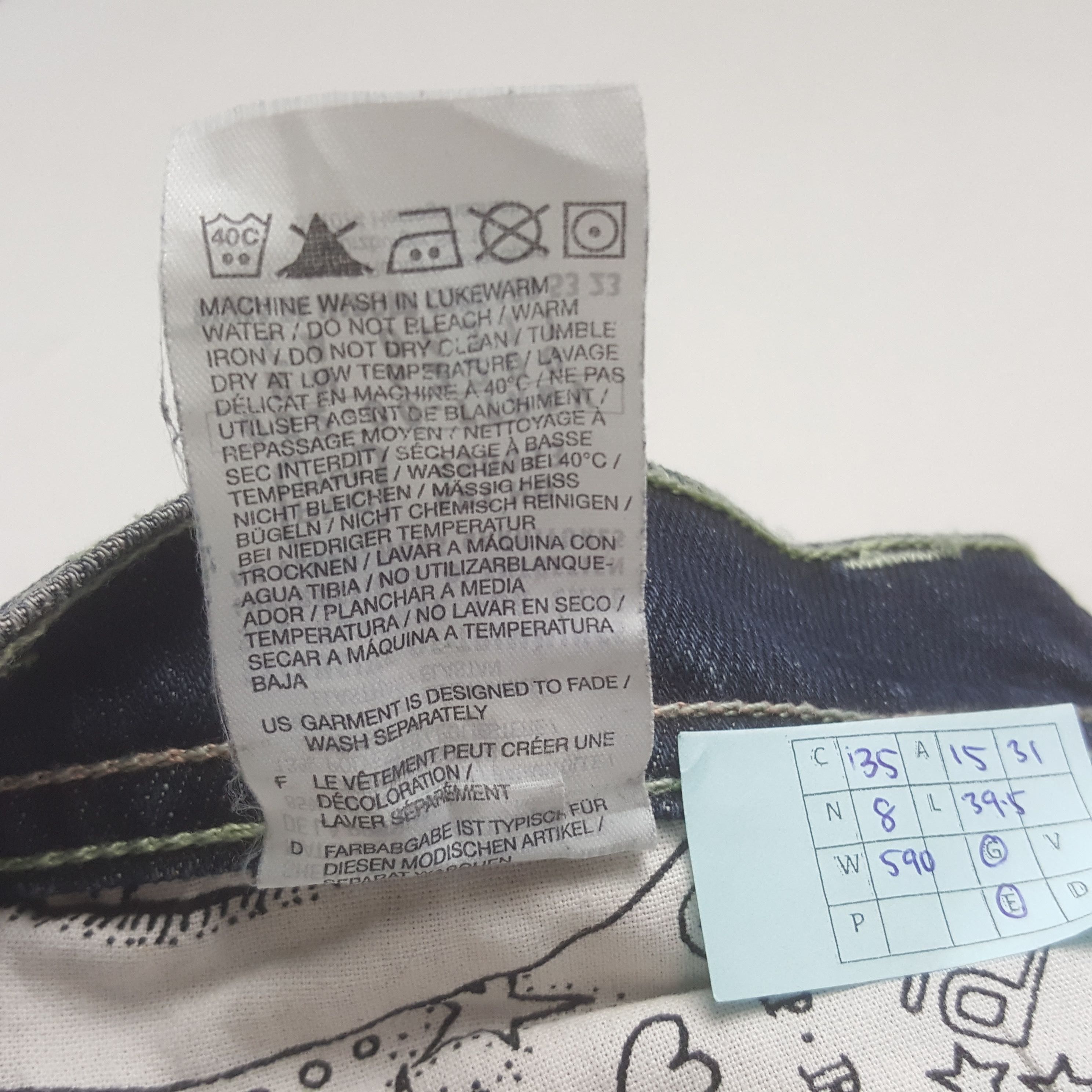 Evisu × Puma × Vintage Vintage Evisu x PUMA Custom Grey Daicock Jeans Size 30" / US 8 / IT 44 - 9 Thumbnail