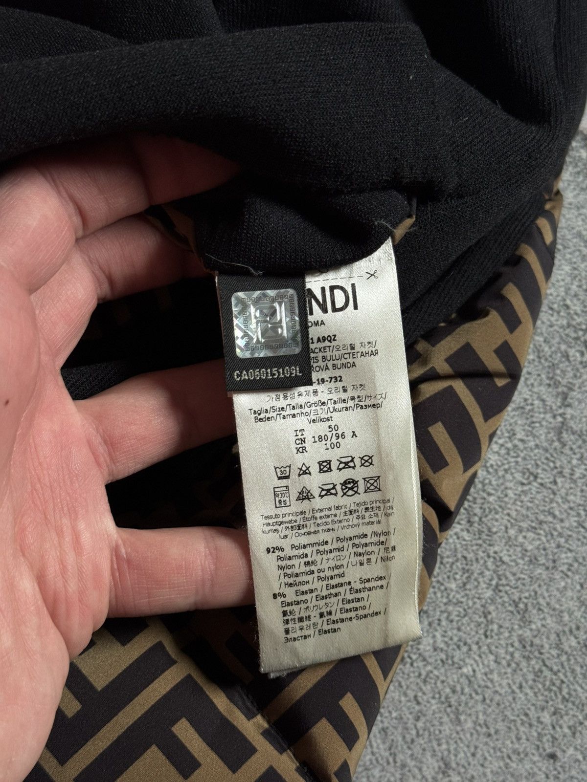 Fendi Fendi FF Zucca Monogram Hooded Down Puffer Jacket Mens IT 50 Size US M / EU 48-50 / 2 - 9 Thumbnail