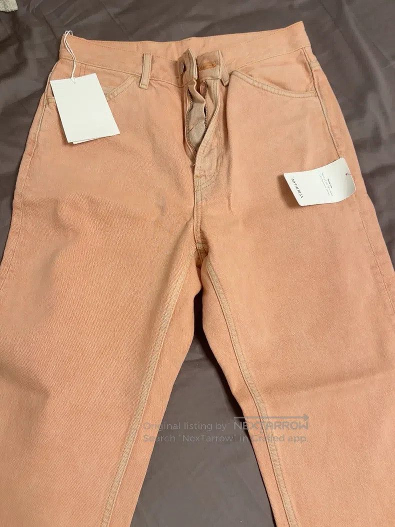 Acne Studios Acne Studios Orange-Pink Slightly Flared Slim-Fit Denim Pa Size US 29 - 1 Thumbnail