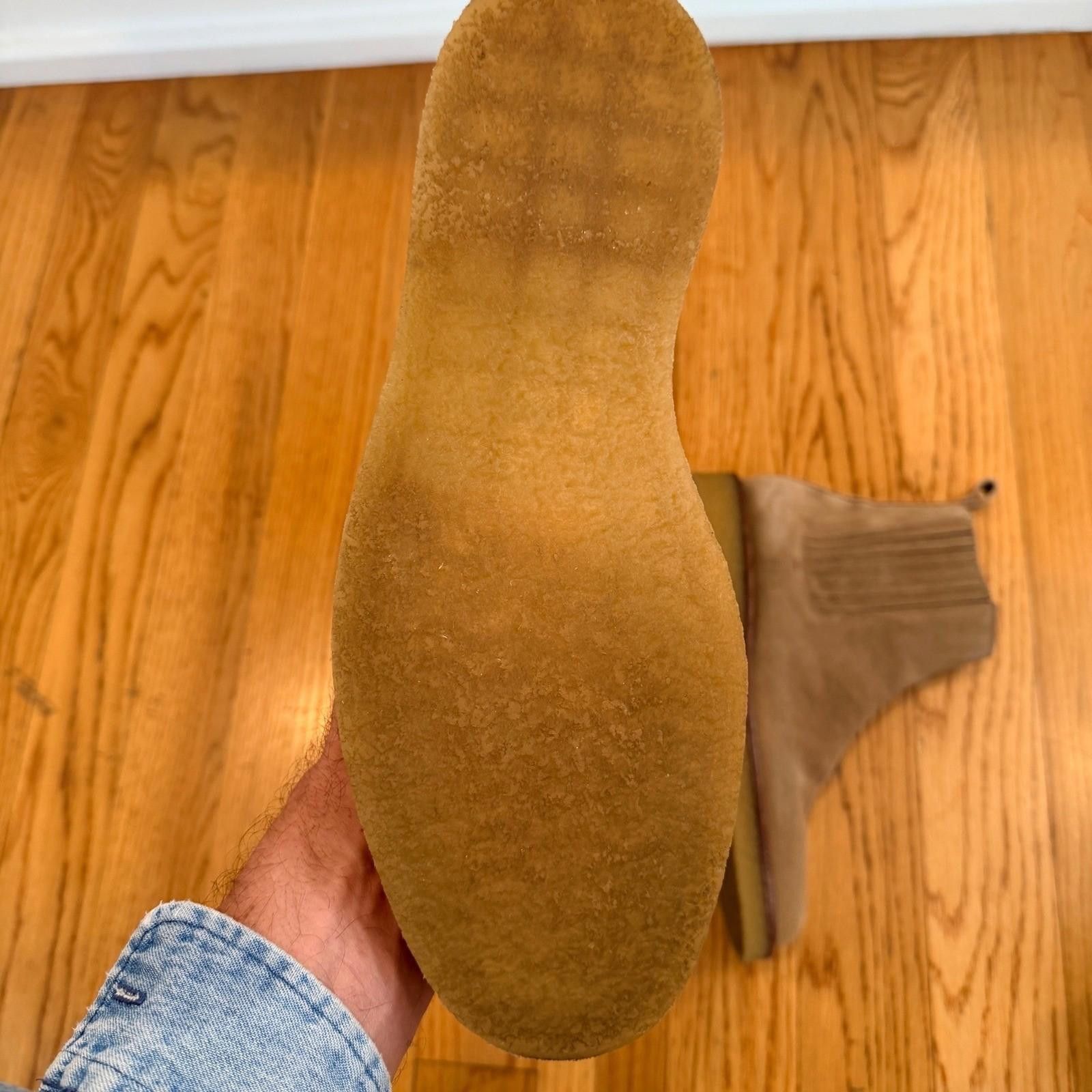 Saint Laurent Paris SAINT LAURENT Mens Hugo 35 Tan Suede Chelsea Boot Size 45 Size US 12 / EU 45 - 8 Thumbnail