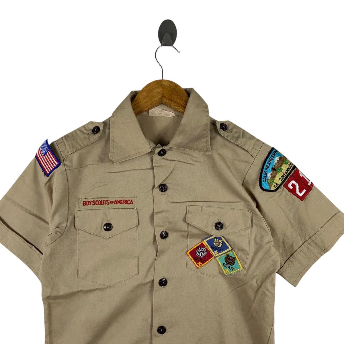 Vintage Vintage 90s BOY SCOUT Of AMERICAN Embroidered Badge Uniform Size US S / EU 44-46 / 1 - 3 Thumbnail