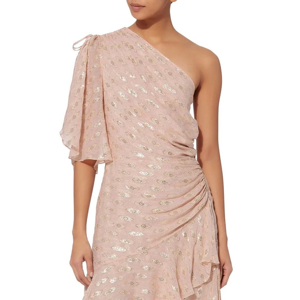 A.L.C. A.L.C. Misha Dress Intermix Exclusive pink gold silk size 4 Size S / US 4 / IT 40 - 5 Thumbnail