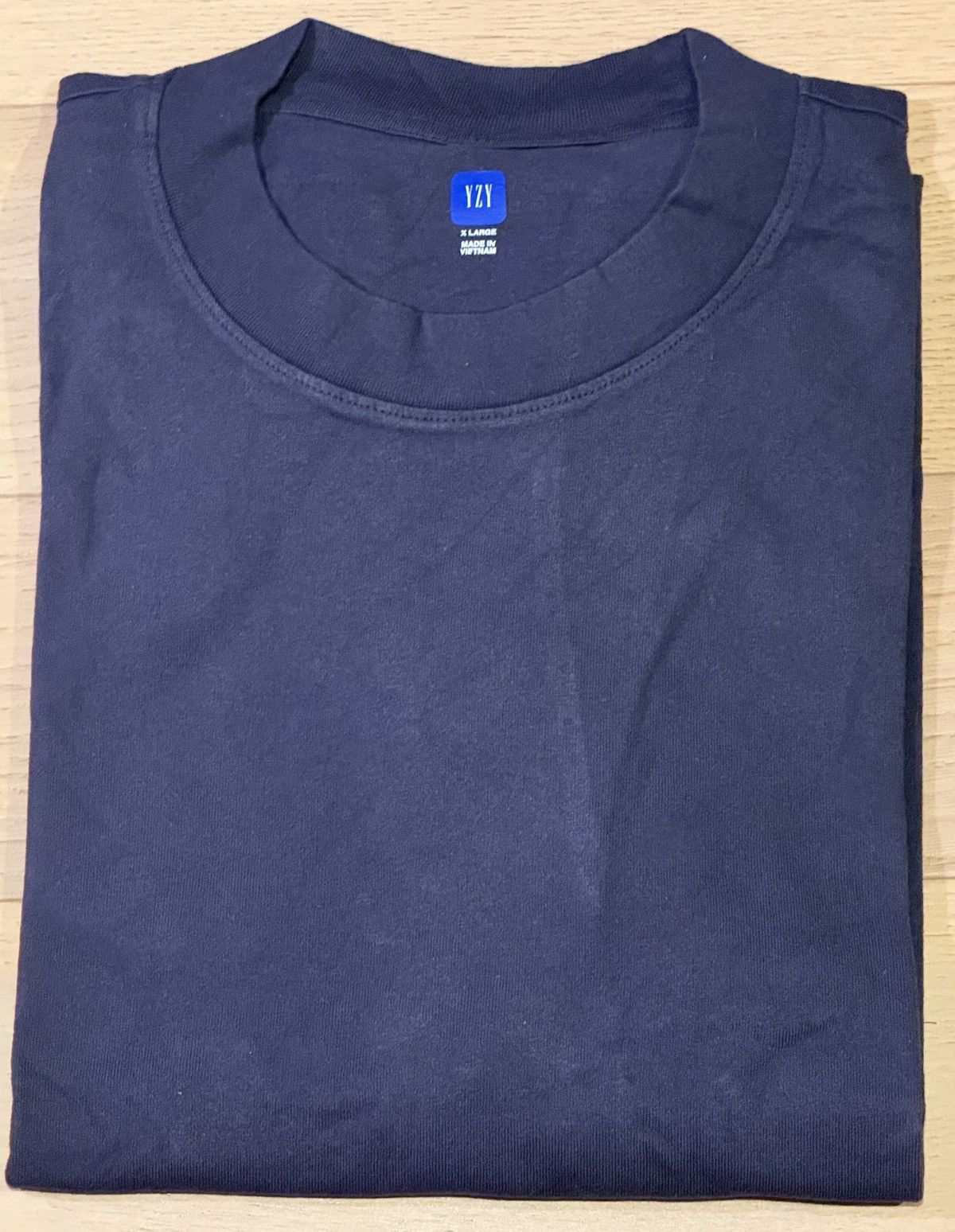 Gap × Yeezy Yeezy Gap Blank Tee H02 Navy Extra Large Size US XL / EU 56 / 4 - 1 Thumbnail