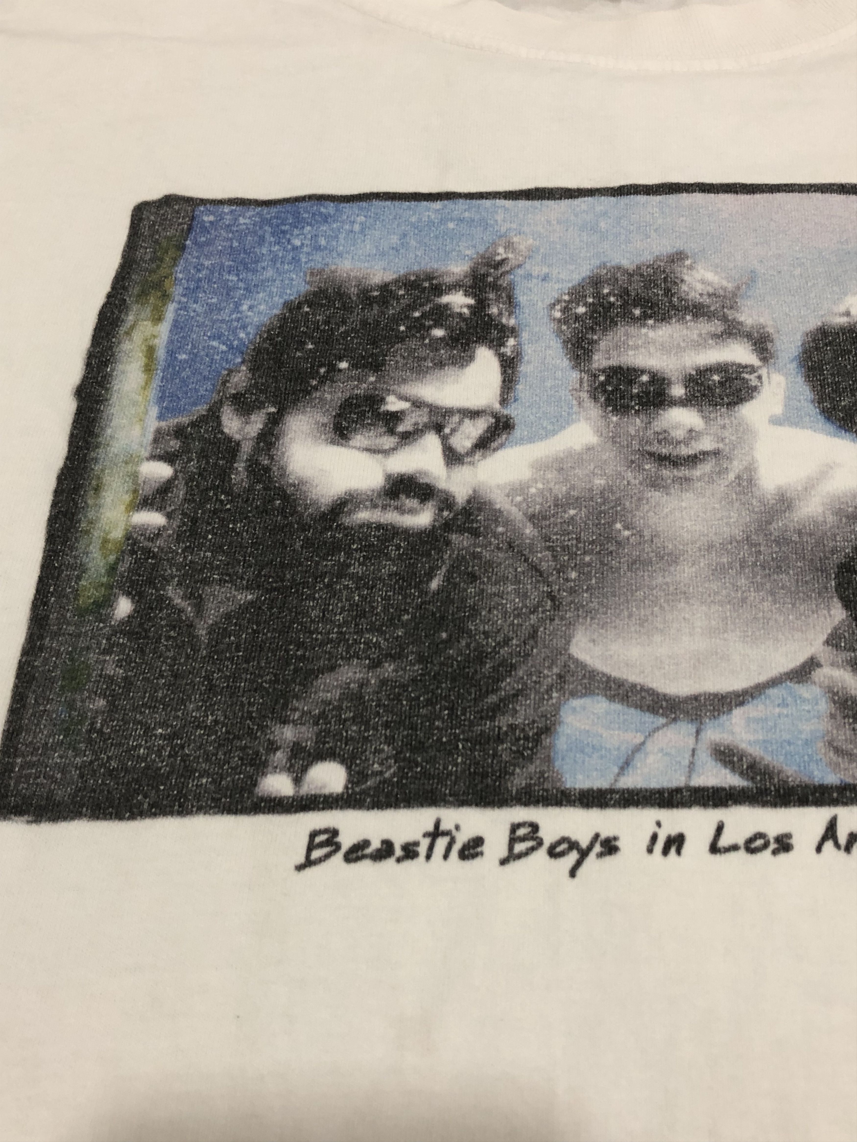 Band Tees × Rap Tees × Vintage Vintage Beastie Boys Photo By Ricky Powell Tshirt Size US L / EU 52-54 / 3 - 2 Thumbnail