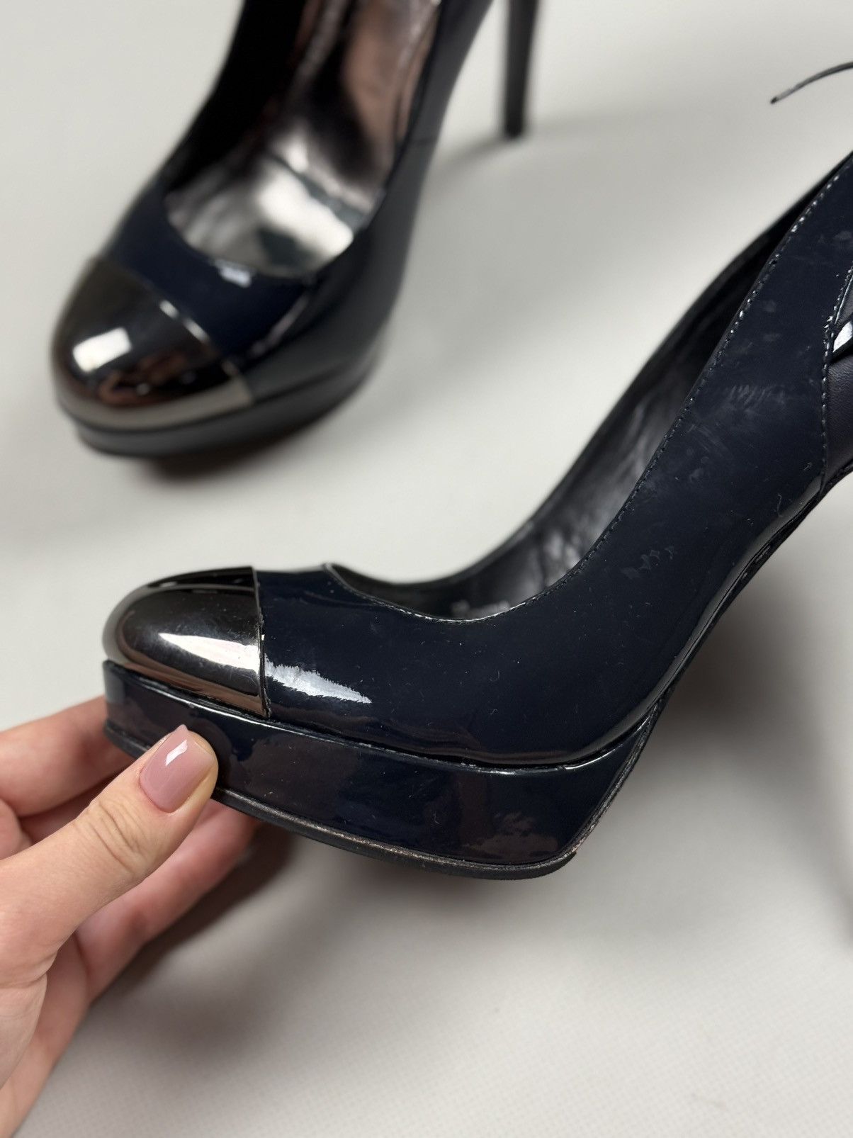 Just Cavalli Roberto Just Cavalli Ladies Pump Heels Patent Leather Size US 8 / IT 38 - 6 Thumbnail