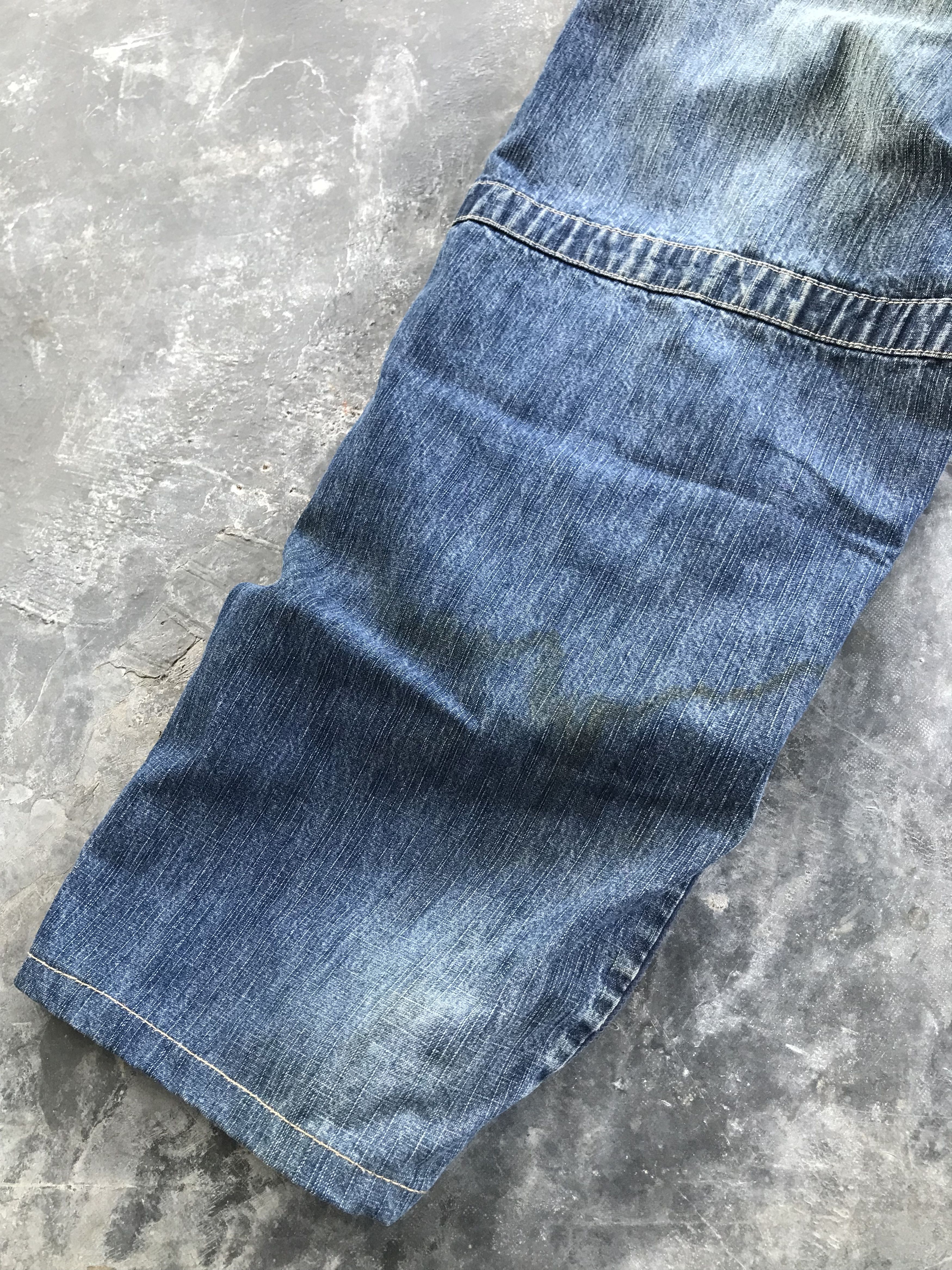 Pelle Pelle RARE Y2K Pelle Pelle Patchwork Baggy Jeans Size US 36 / EU 52 - 4 Thumbnail