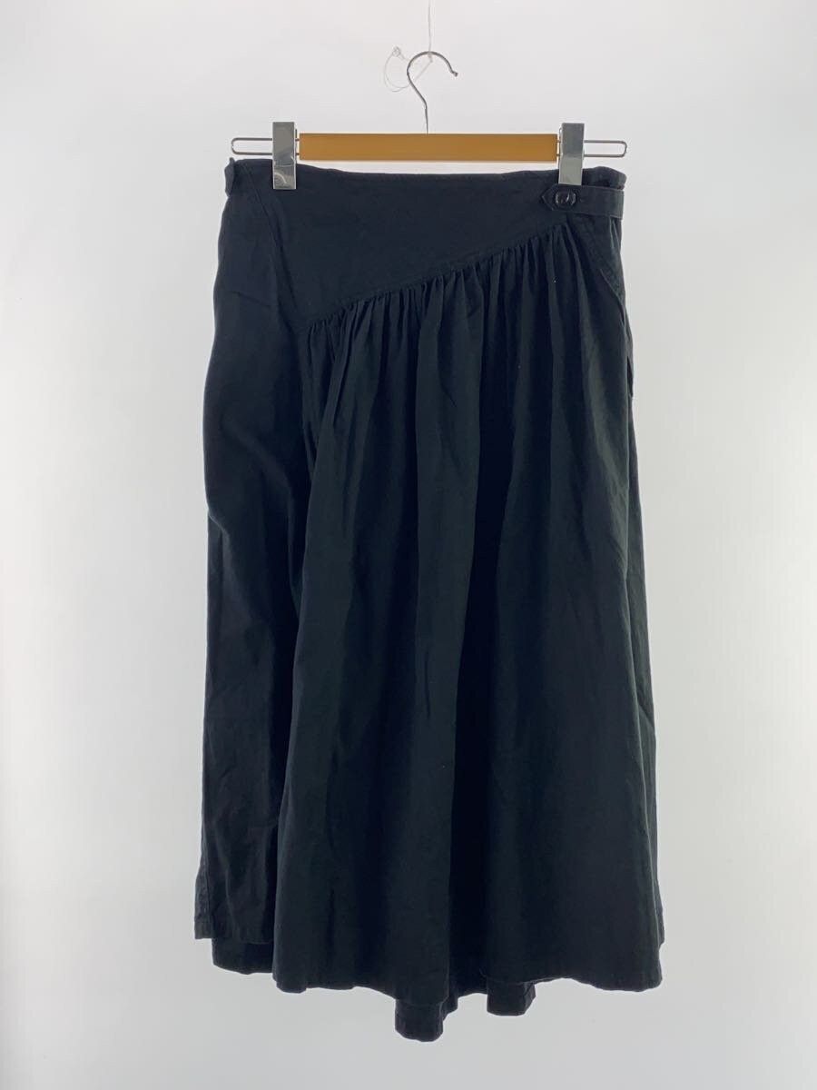 Yohji Yamamoto Pleated Flared Cotton Skirt Size 29" - 2 Thumbnail