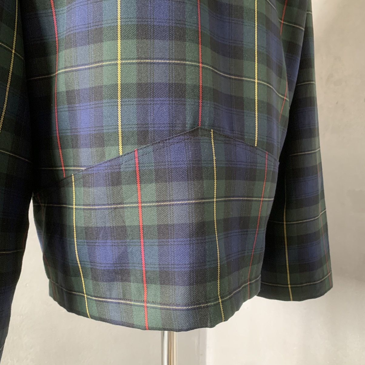 Vintage VERY RARE King Mob London Green Tartan Seditionaries Jacket Size US L / EU 52-54 / 3 - 8 Thumbnail