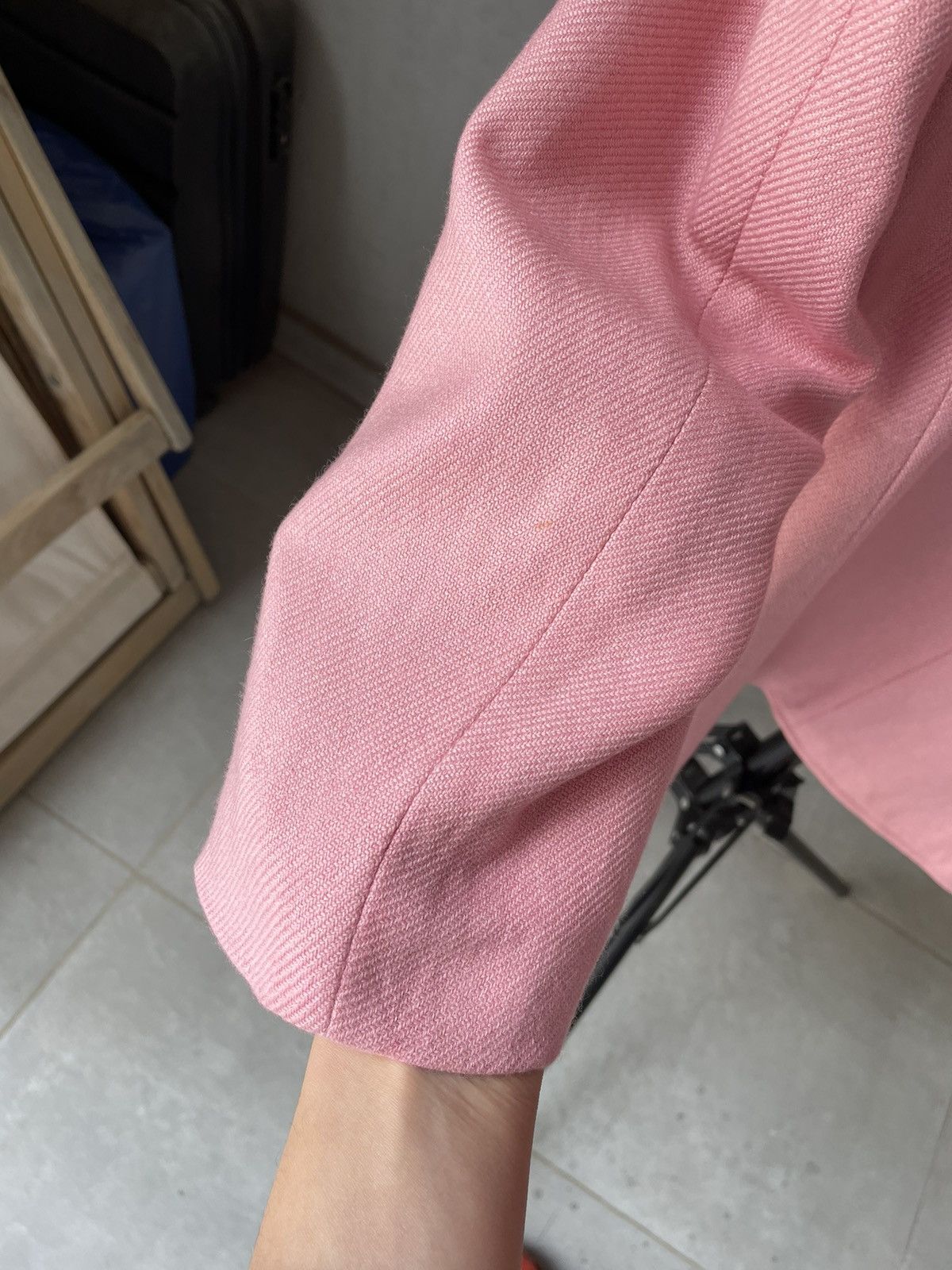Escada Vintage Escada Piacenza Cashmere Silk Jacket Pink Size S / US 4 / IT 40 - 23 Thumbnail