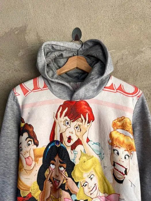 Disney × Vintage Vintage The Princess Overprint Hoodies Size US M / EU 48-50 / 2 - 3 Thumbnail