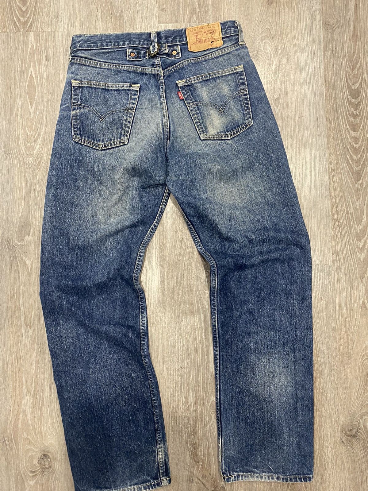 Levi's Very Rare 90s Levi’s 561 04 Cinch Buckle Back Denim Jeans Size US 32 / EU 48 - 3 Thumbnail