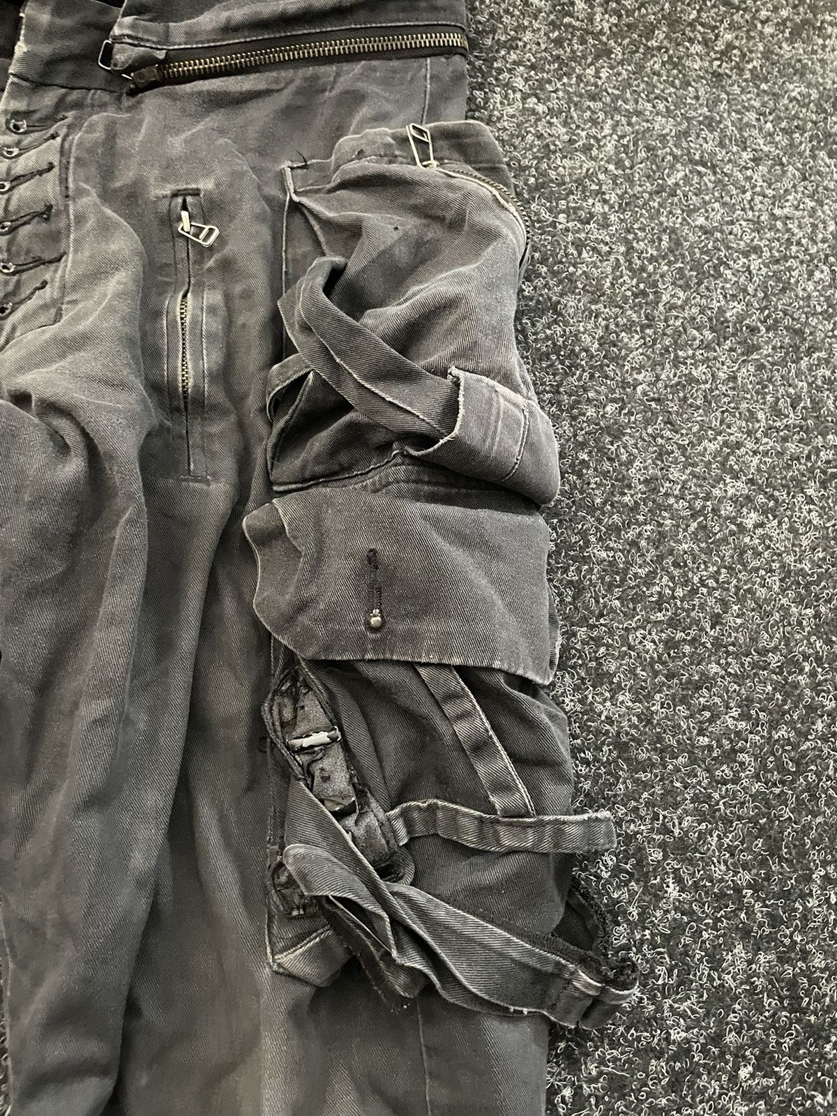If Six Was Nine × Marithe + Francois Girbaud Cargo pants joggers trousers Multi Pocket desert punk chrome Size US 30 / EU 46 - 4 Thumbnail