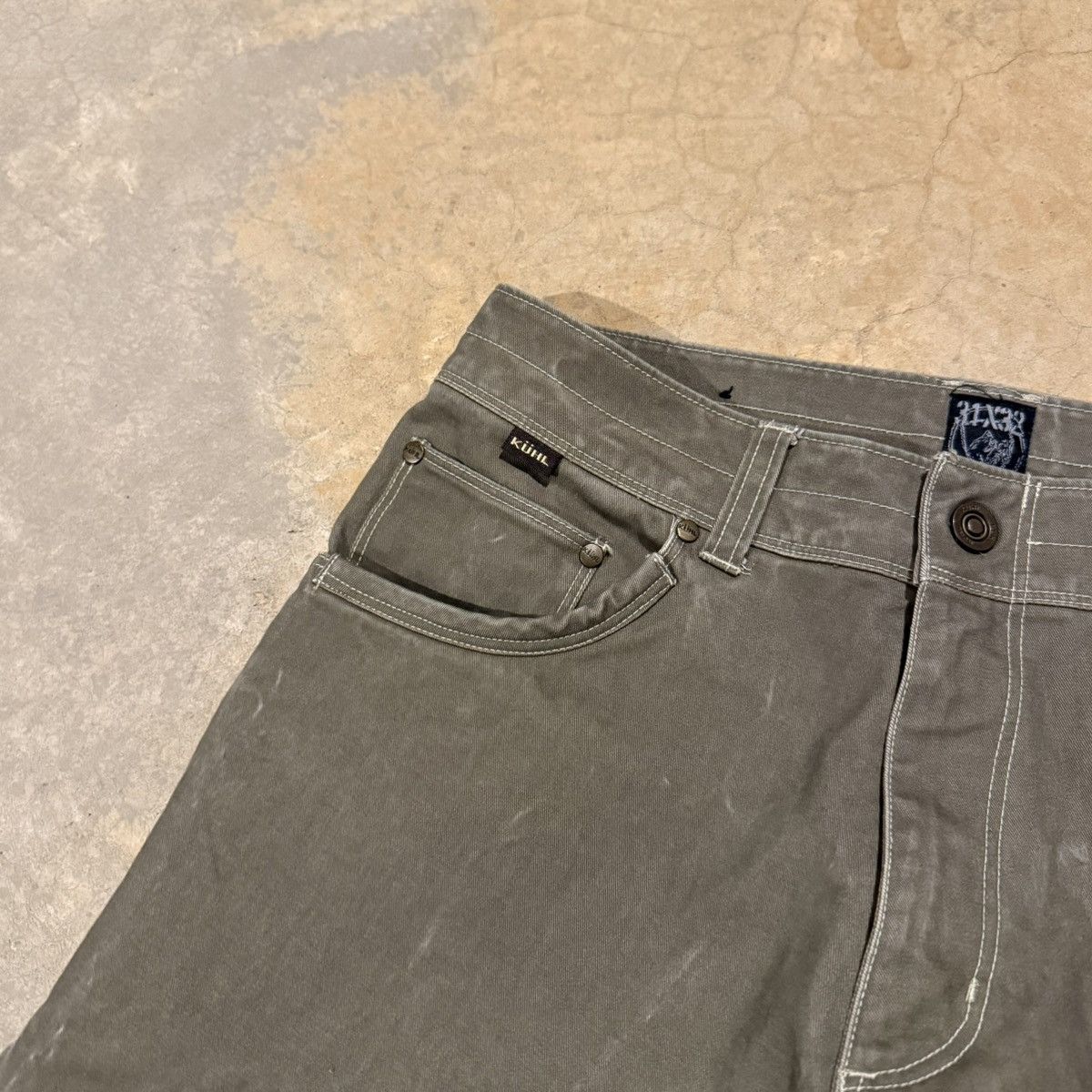 Kuhl Kuhl Vintage Patina Dye Faded Rydr Hiking Pants Gorpcore Size US 31 - 4 Thumbnail