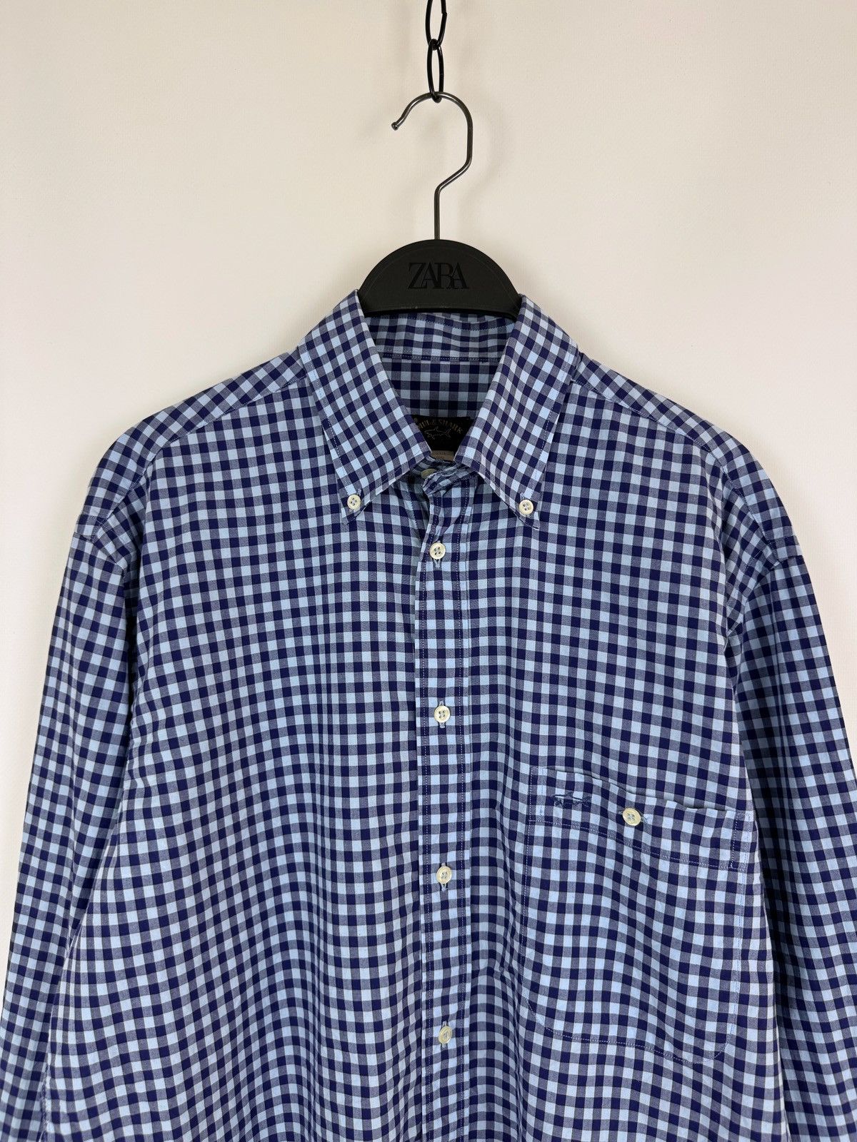 Paul & Shark Paul and Shark Check Pocket Button Up Shirt Size US L / EU 52-54 / 3 - 2 Thumbnail