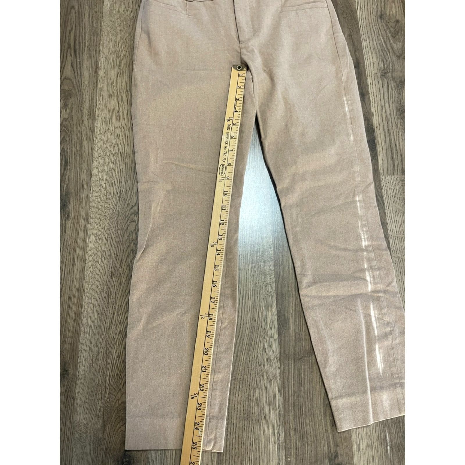 Banana Republic Banana Republic Pants Women's Size 2 Dress Pants Tan Straight Leg Womens Size 26" / US 2 / IT 38 - 6 Thumbnail