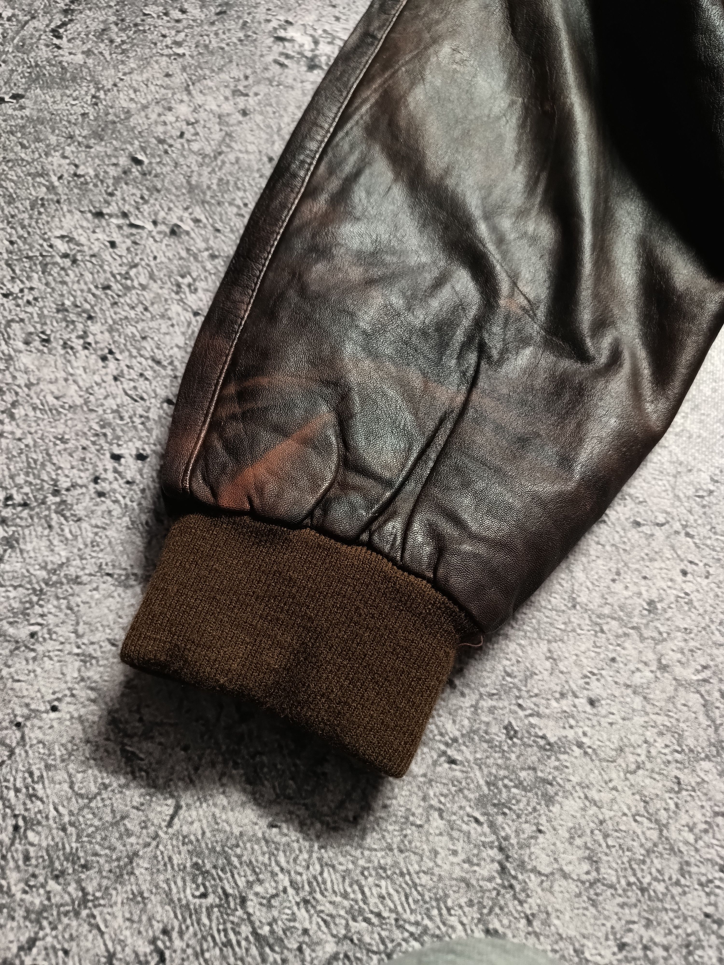Vintage Vintage 90s Leather Jacket Premium Leather Acne Avirex Style Size US M / EU 48-50 / 2 - 7 Thumbnail